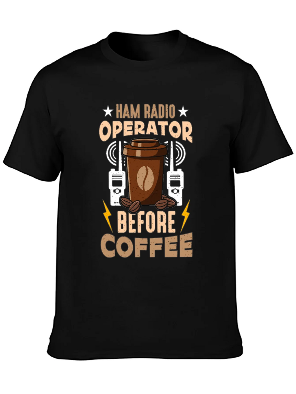 Ham Radio Operator Coffee T-Shirt product image 3