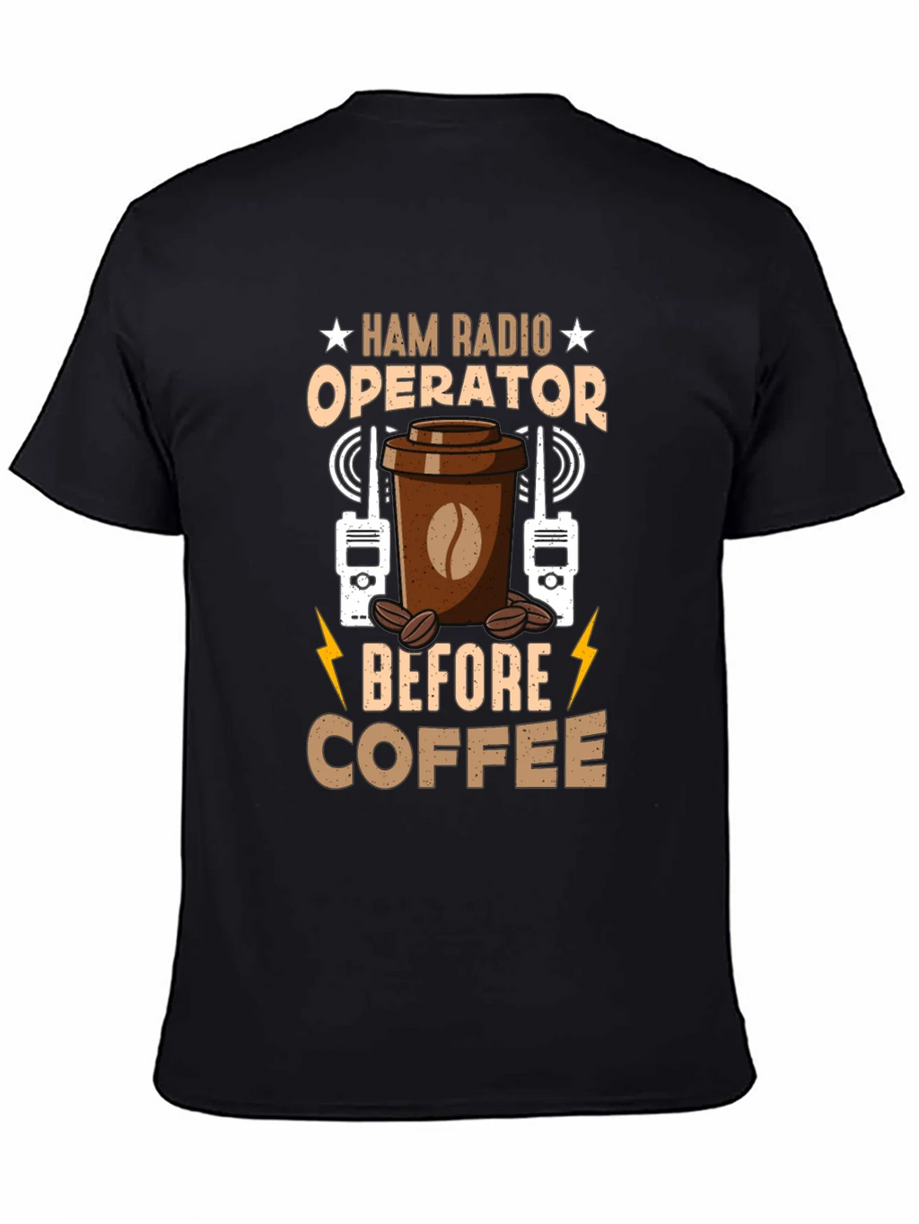 Ham Radio Operator Coffee T-Shirt product image 4
