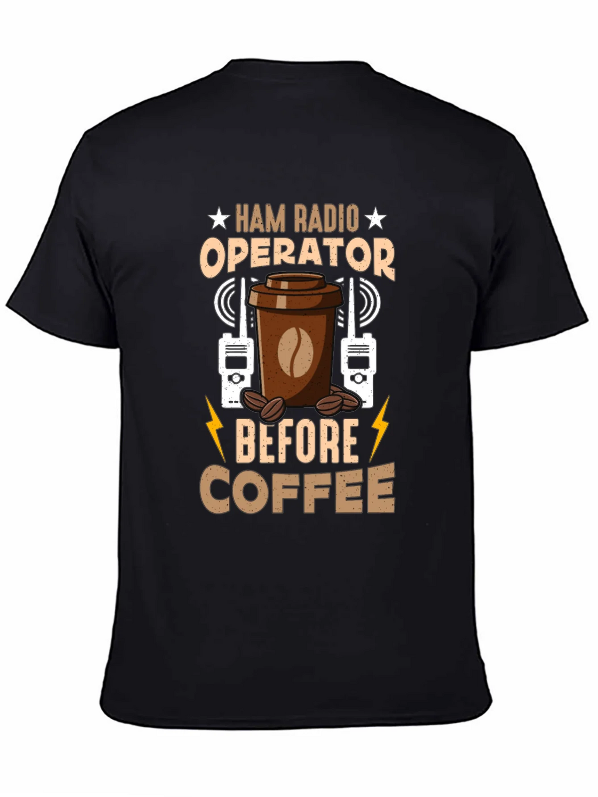Ham Radio Operator Coffee T-Shirt product image 4