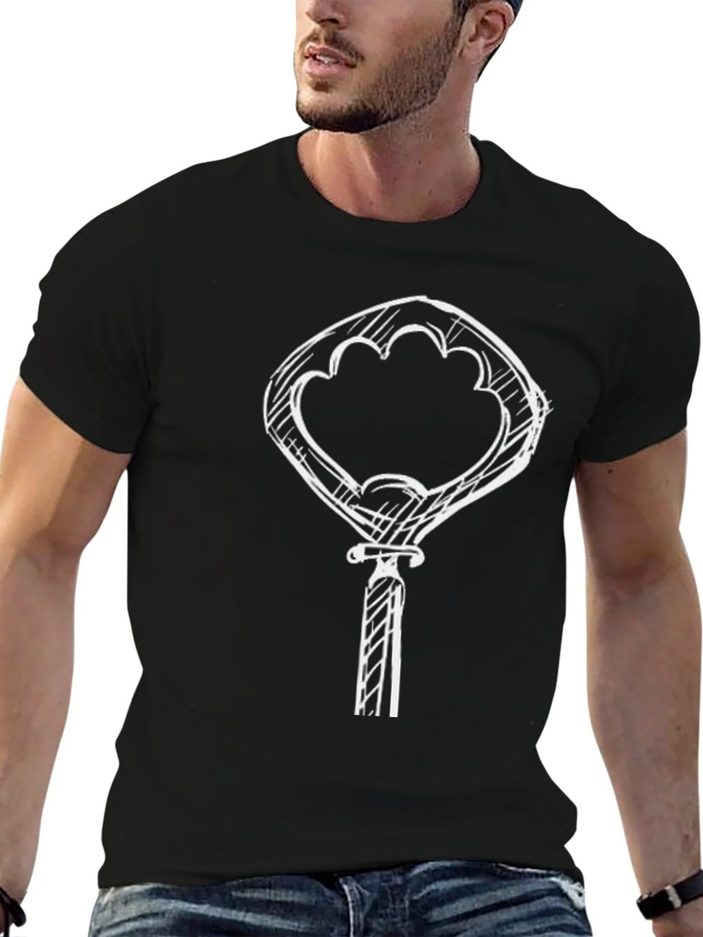 Vintage Key Sketch Graphic Tee product image 6