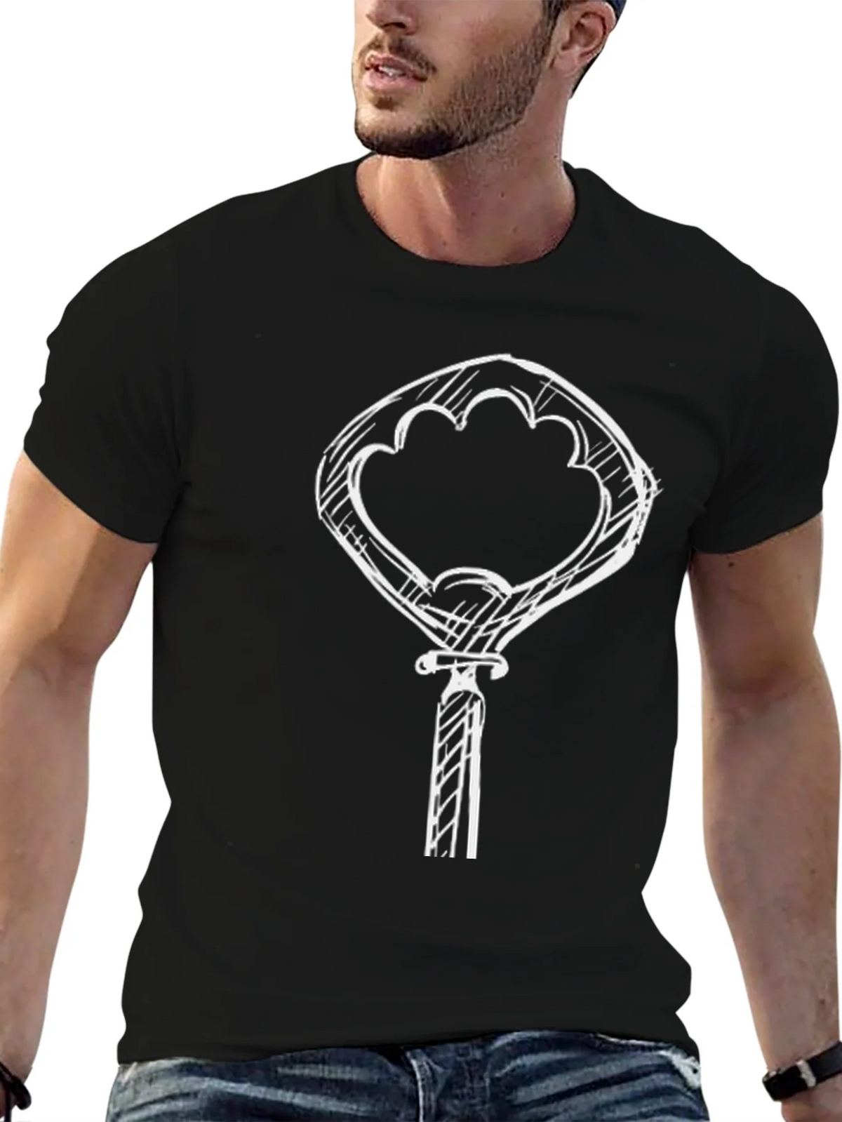 Vintage Key Sketch Graphic Tee product image 6