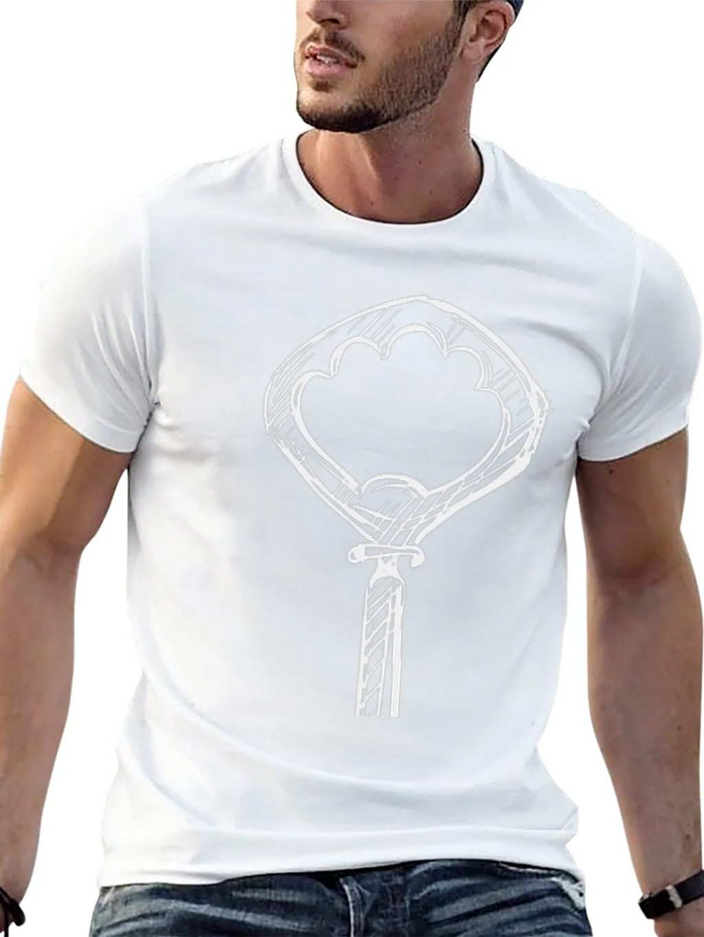 Vintage Key Sketch Graphic Tee product image 12