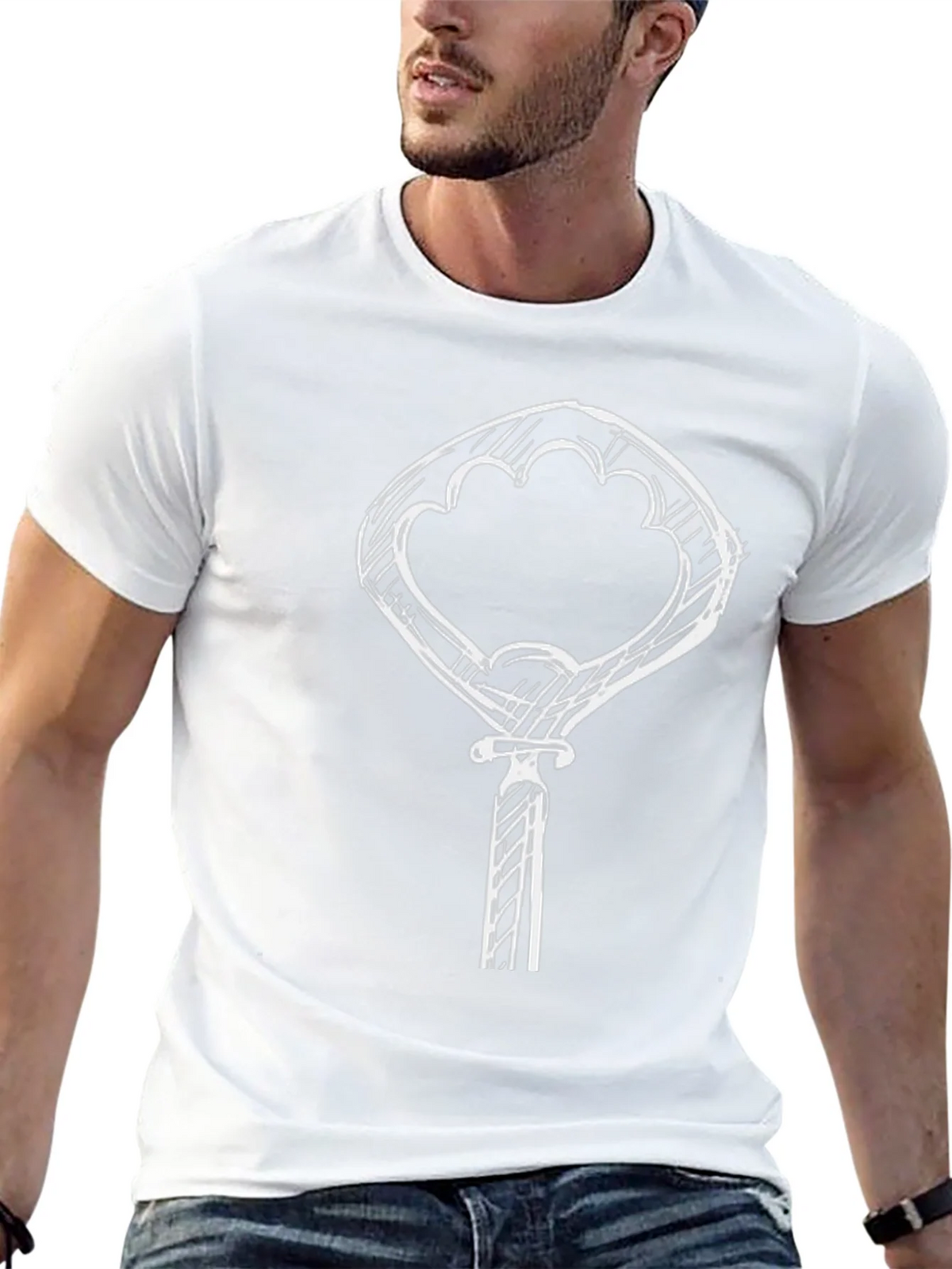 Vintage Key Sketch Graphic Tee product image 12