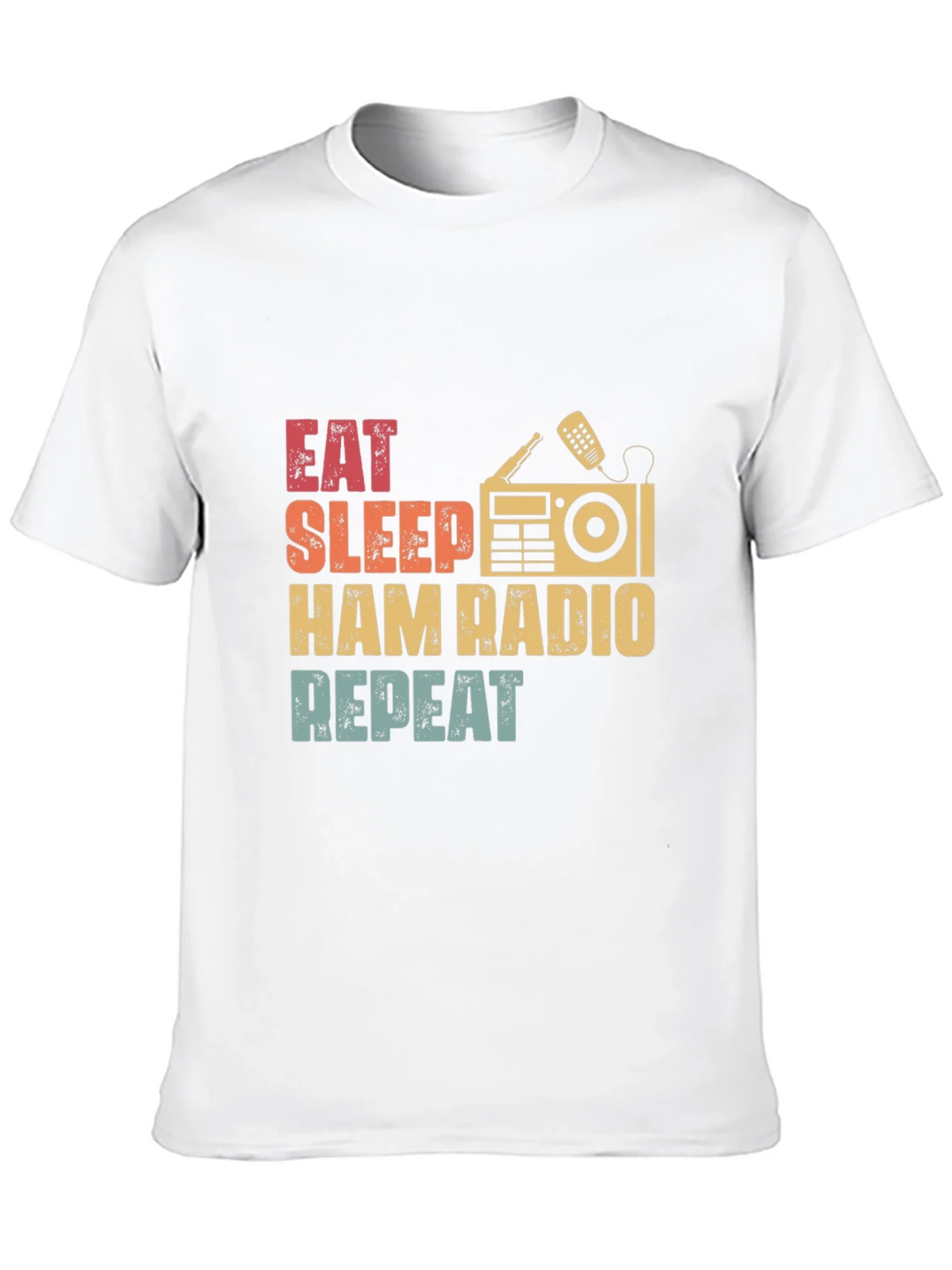 Eat Sleep Ham Radio Repeat Graphic T-Shirt product image 5