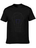 Geometric Lightbulb Graphic T-Shirt product image 1