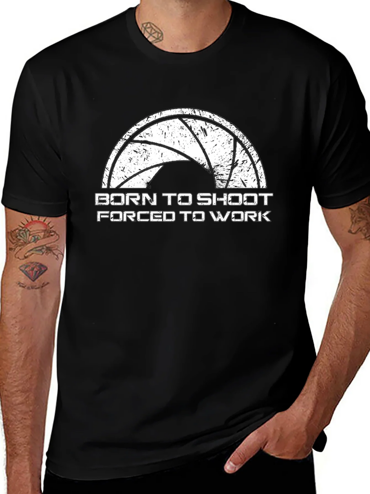 Born To Shoot Photographer Graphic Tee product image 1