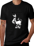 Funny Donkey Graphic T-Shirt - Why is this on my phone? product image 1
