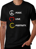 Peace Love Positivity T-Shirt product image 1