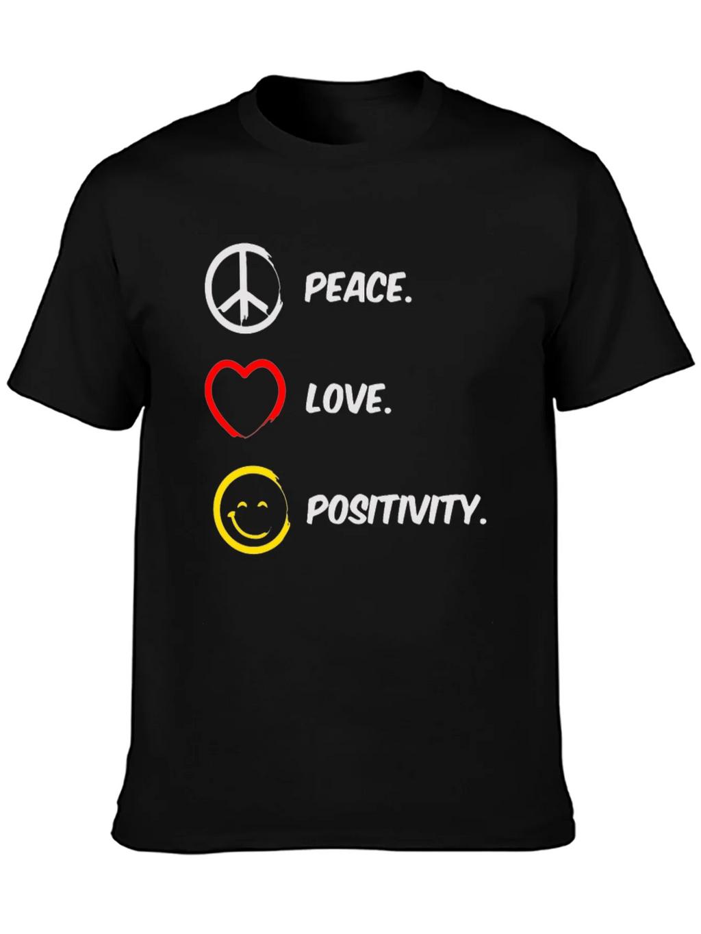 Peace Love Positivity T-Shirt product image 3