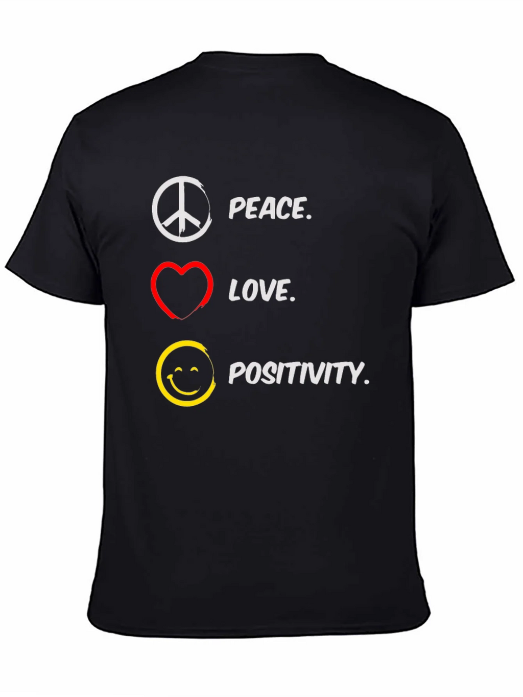Peace Love Positivity T-Shirt product image 4