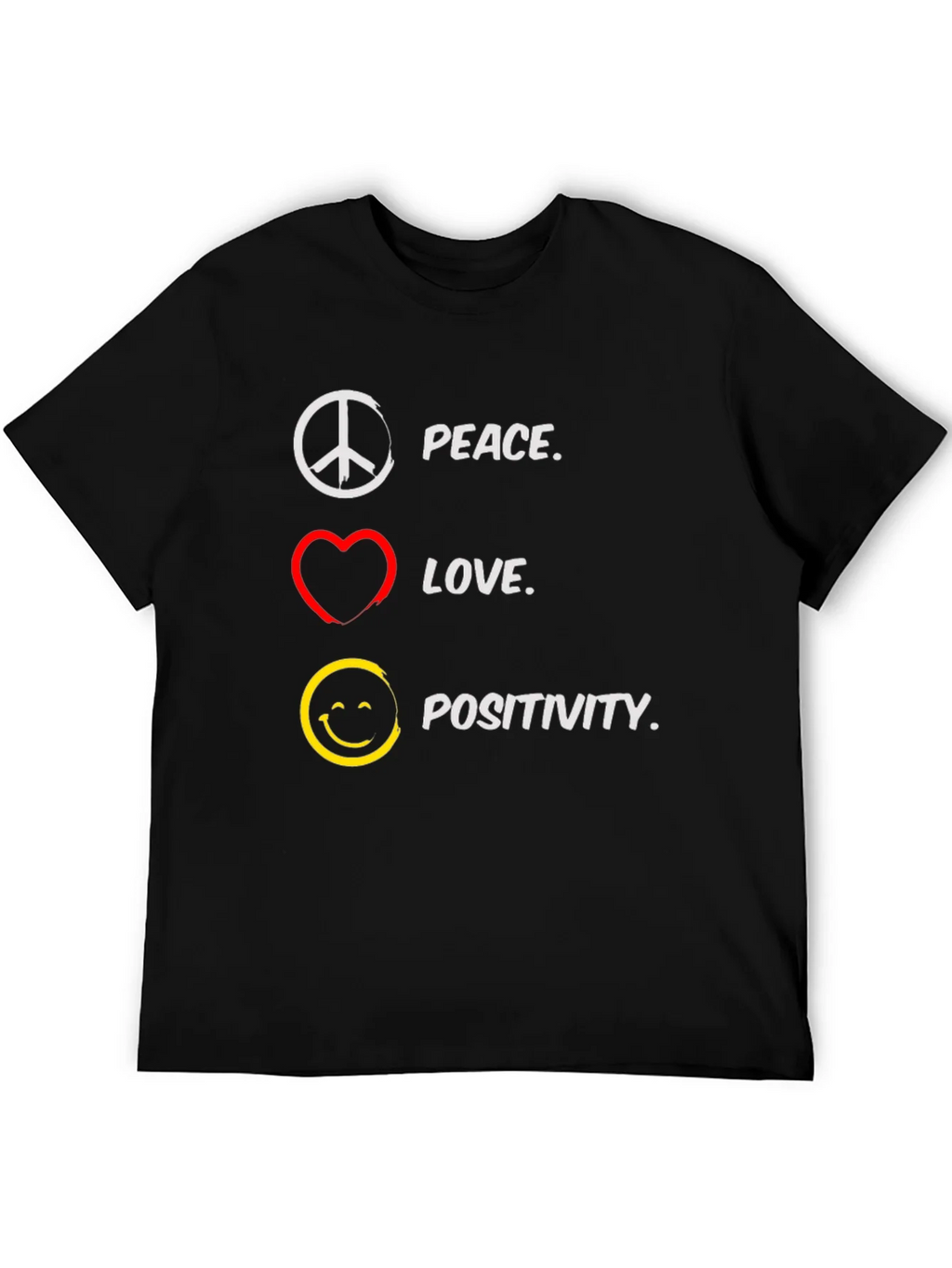 Peace Love Positivity T-Shirt product image 5