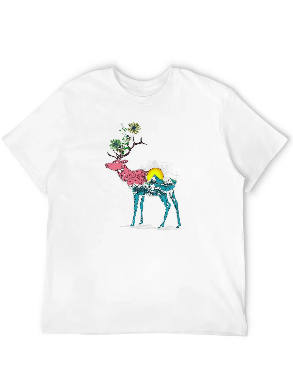 Nature Deer Graphic Tee product image 10
