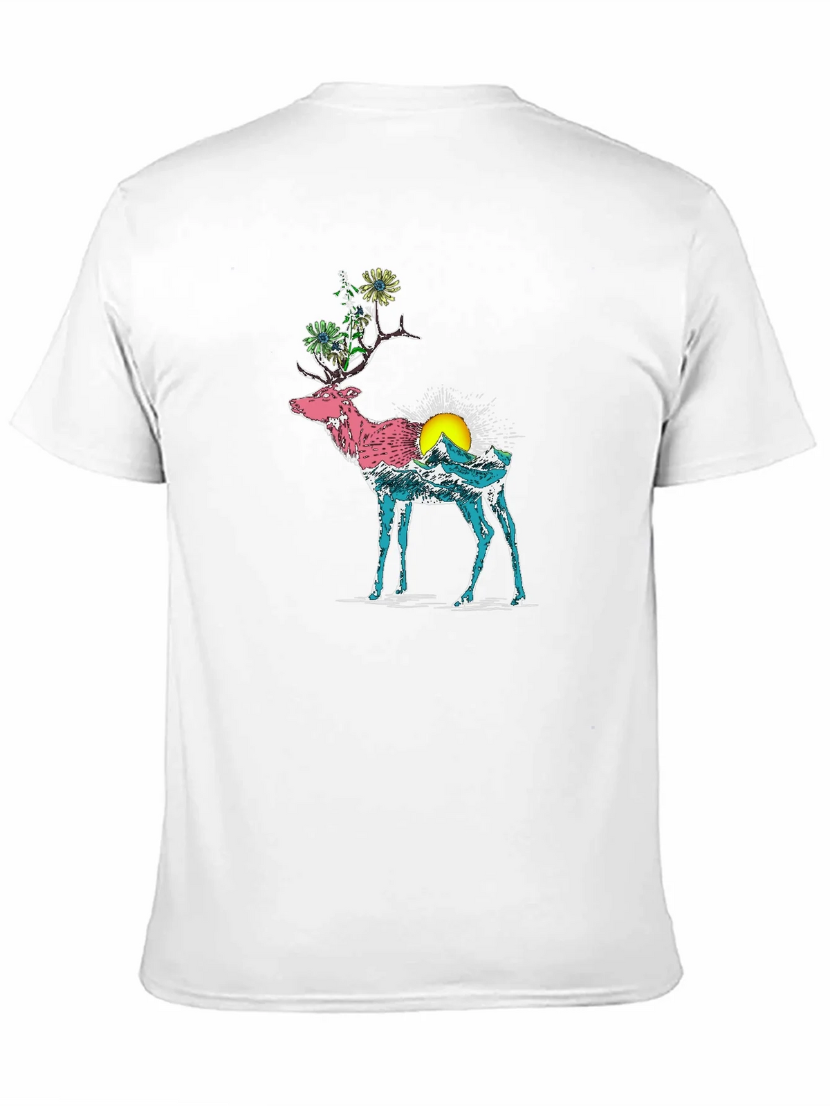 Nature Deer Graphic Tee product image 9