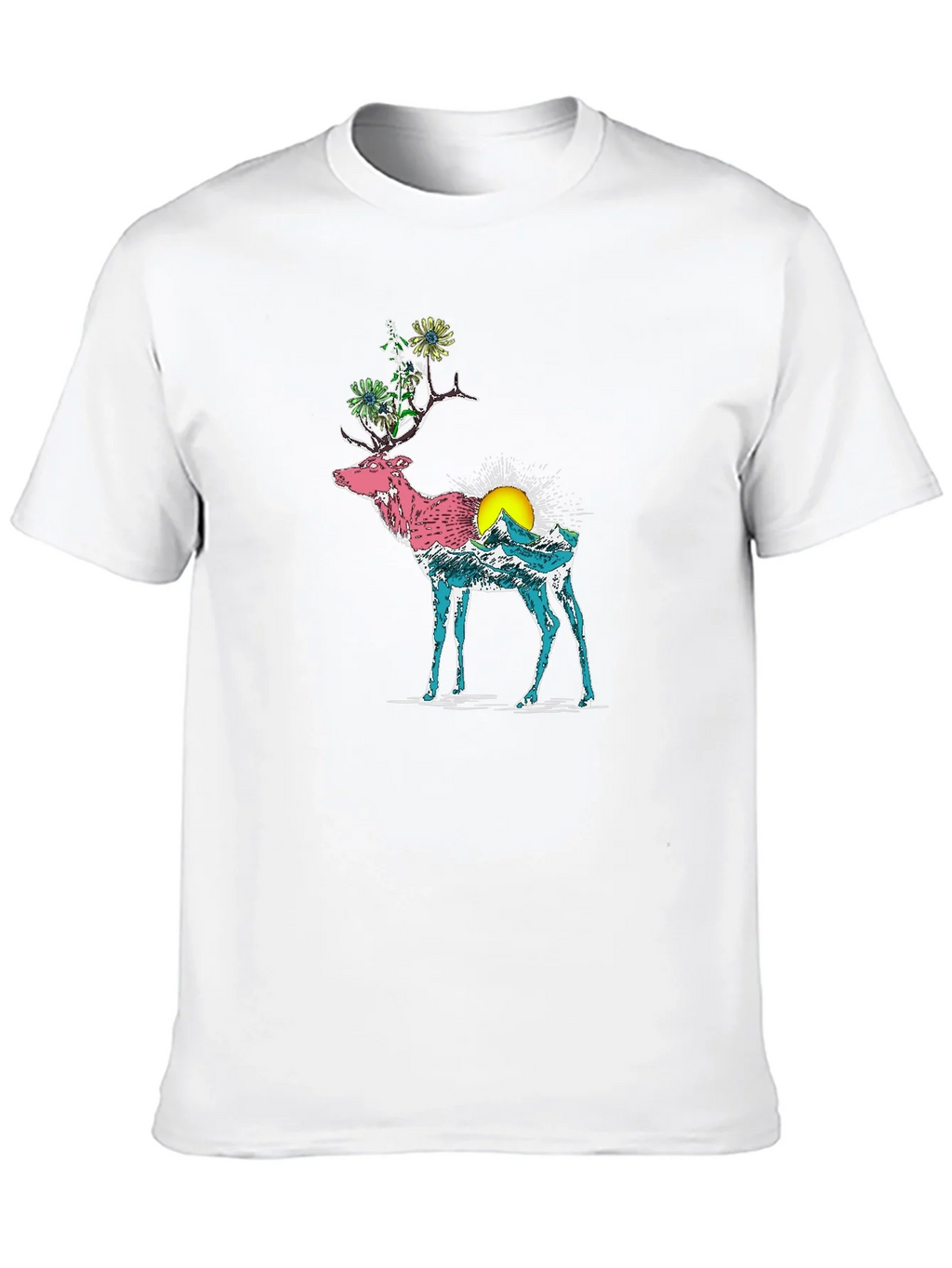 Nature Deer Graphic Tee product image 8