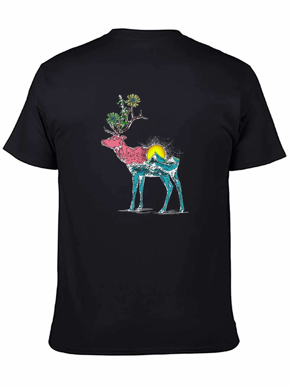 Nature Deer Graphic Tee product image 4
