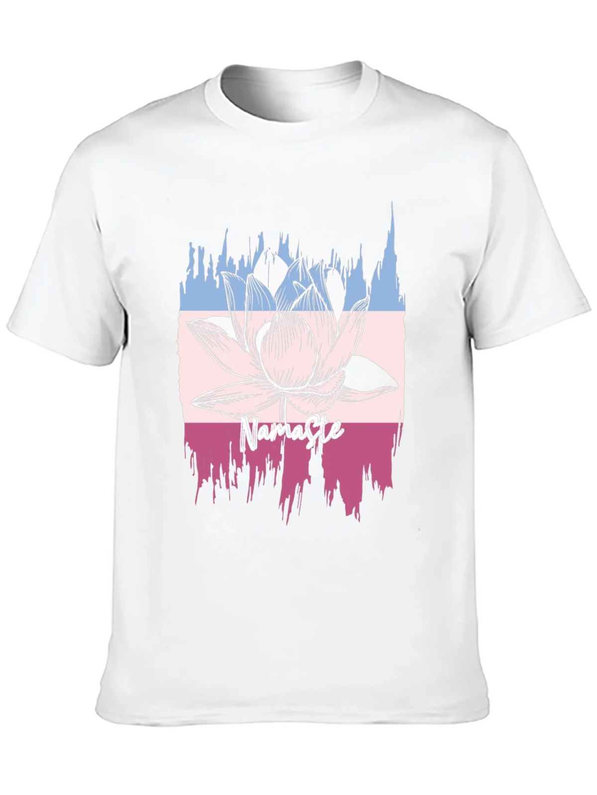 Namaste Lotus Graphic T-Shirt - Black product image 6