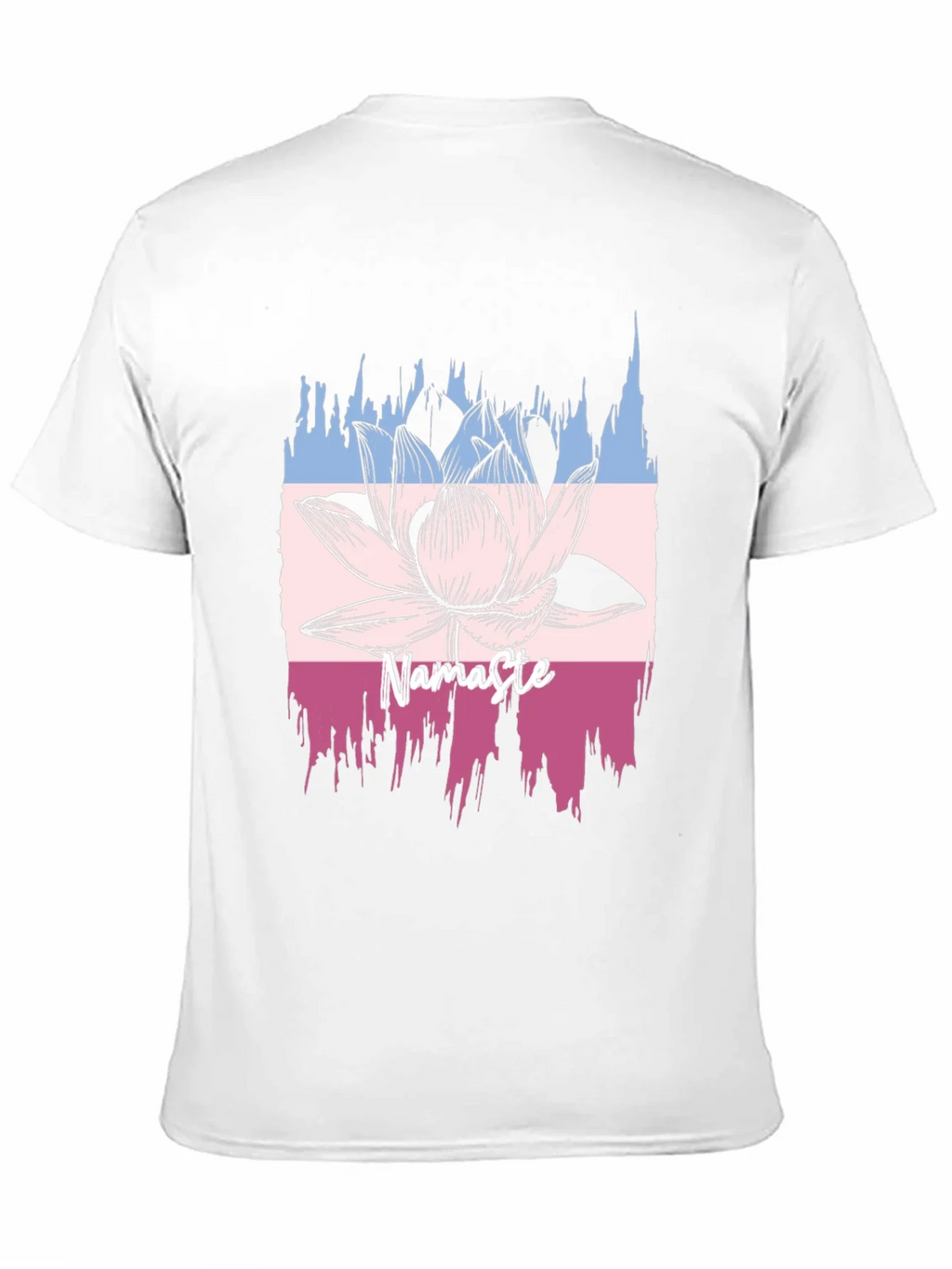 Namaste Lotus Graphic T-Shirt - Black product image 7