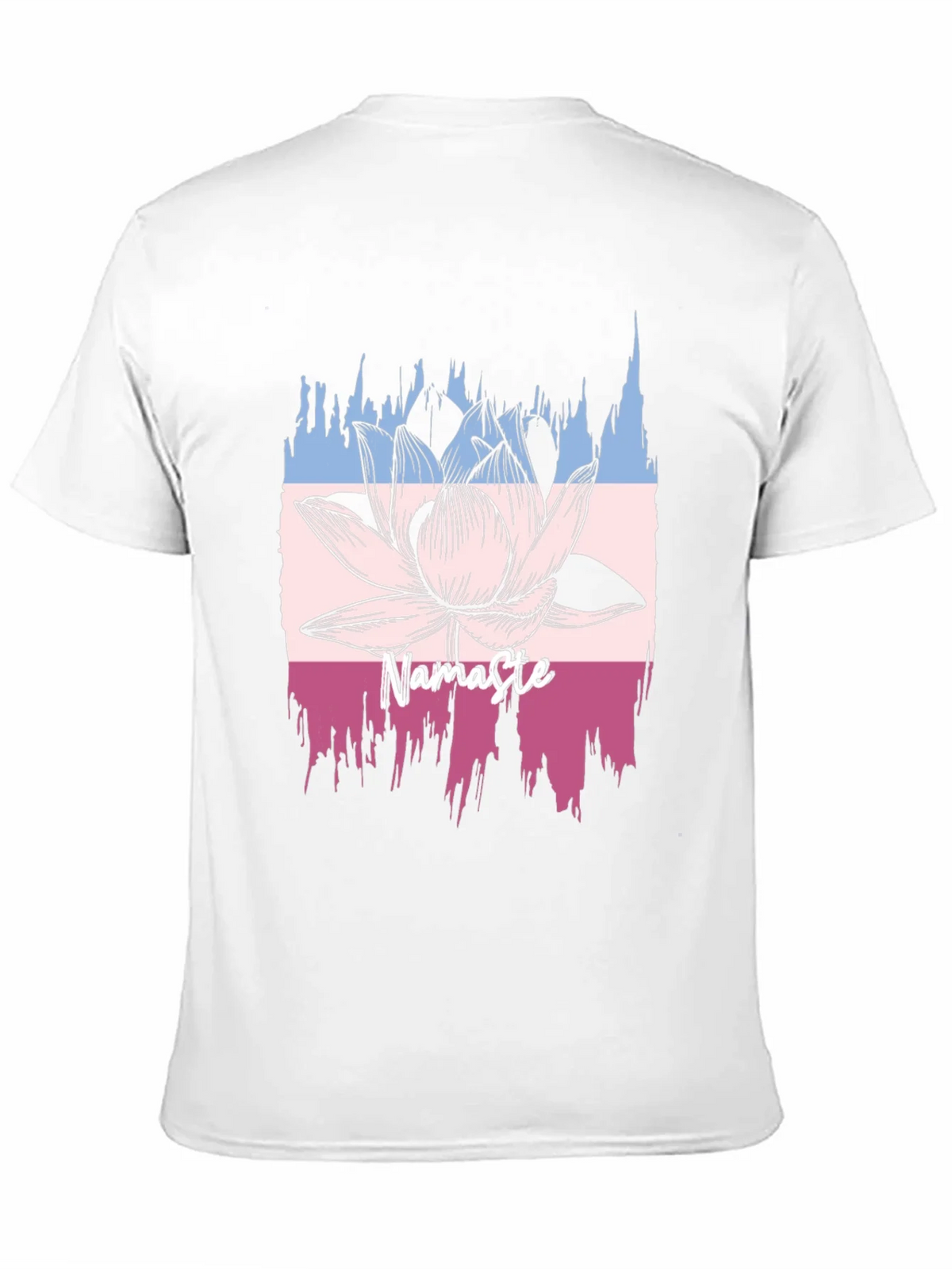 Namaste Lotus Graphic T-Shirt - Black product image 7