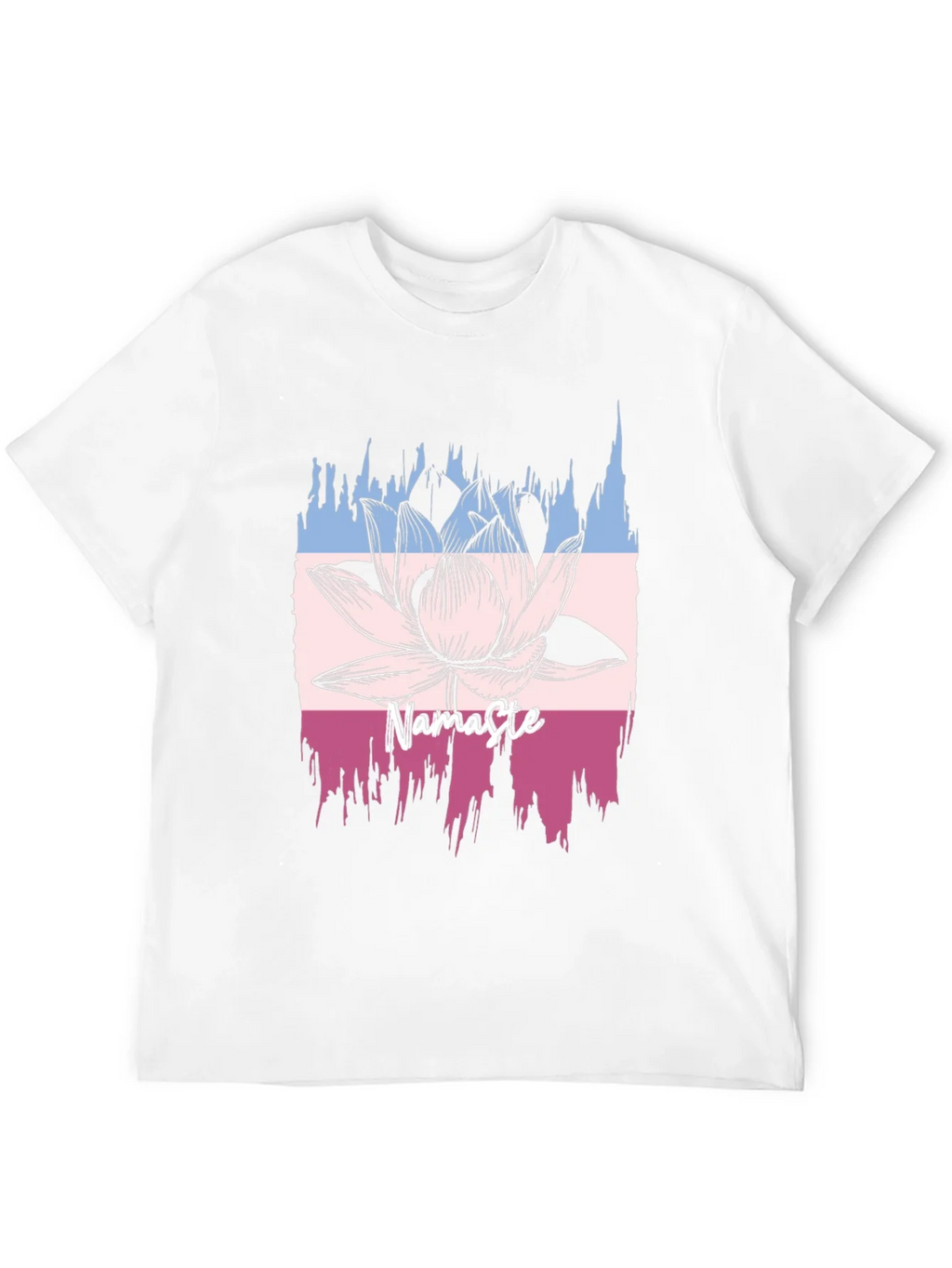 Namaste Lotus Graphic T-Shirt - Black product image 8