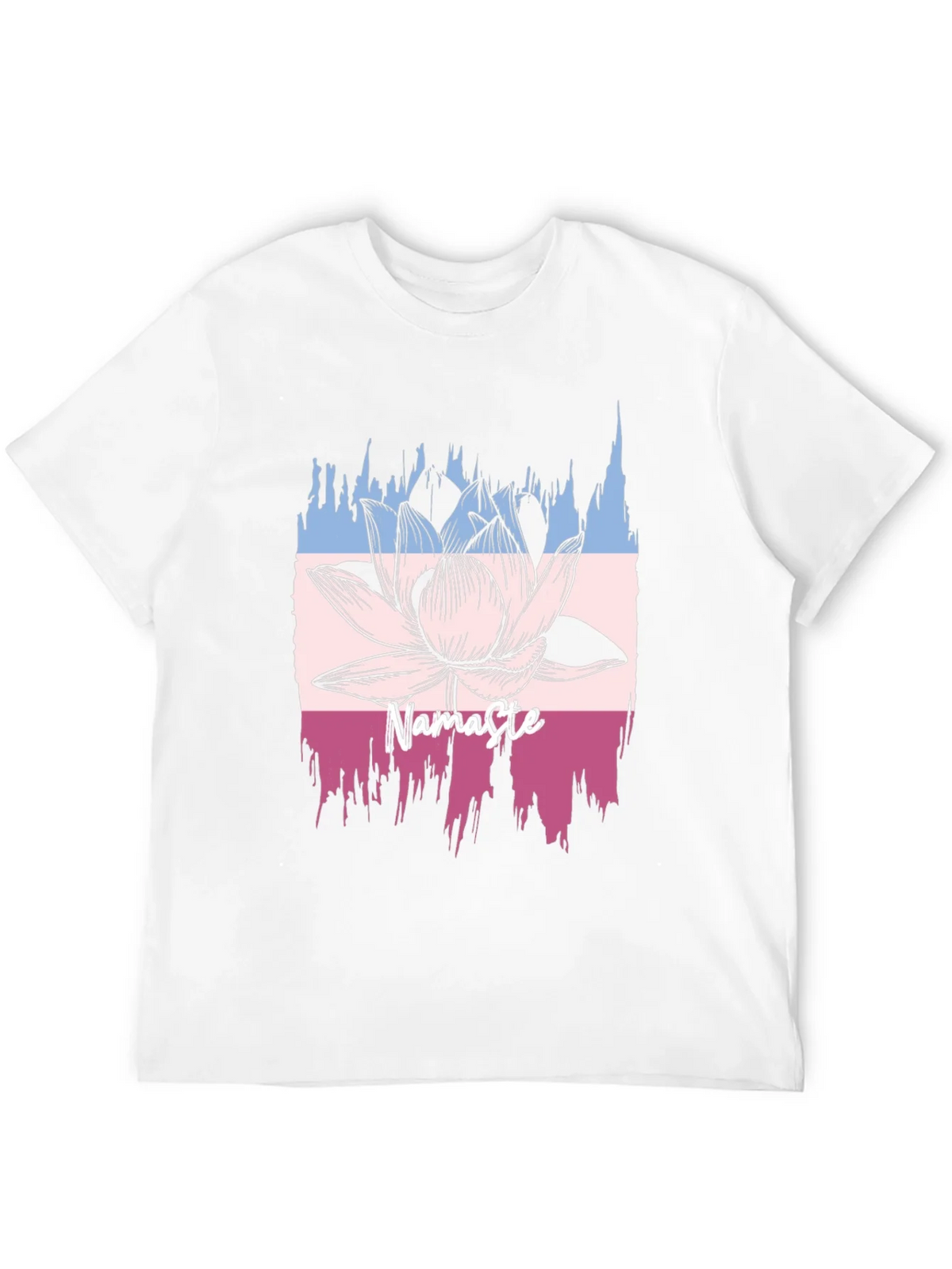 Namaste Lotus Graphic T-Shirt - Black product image 8