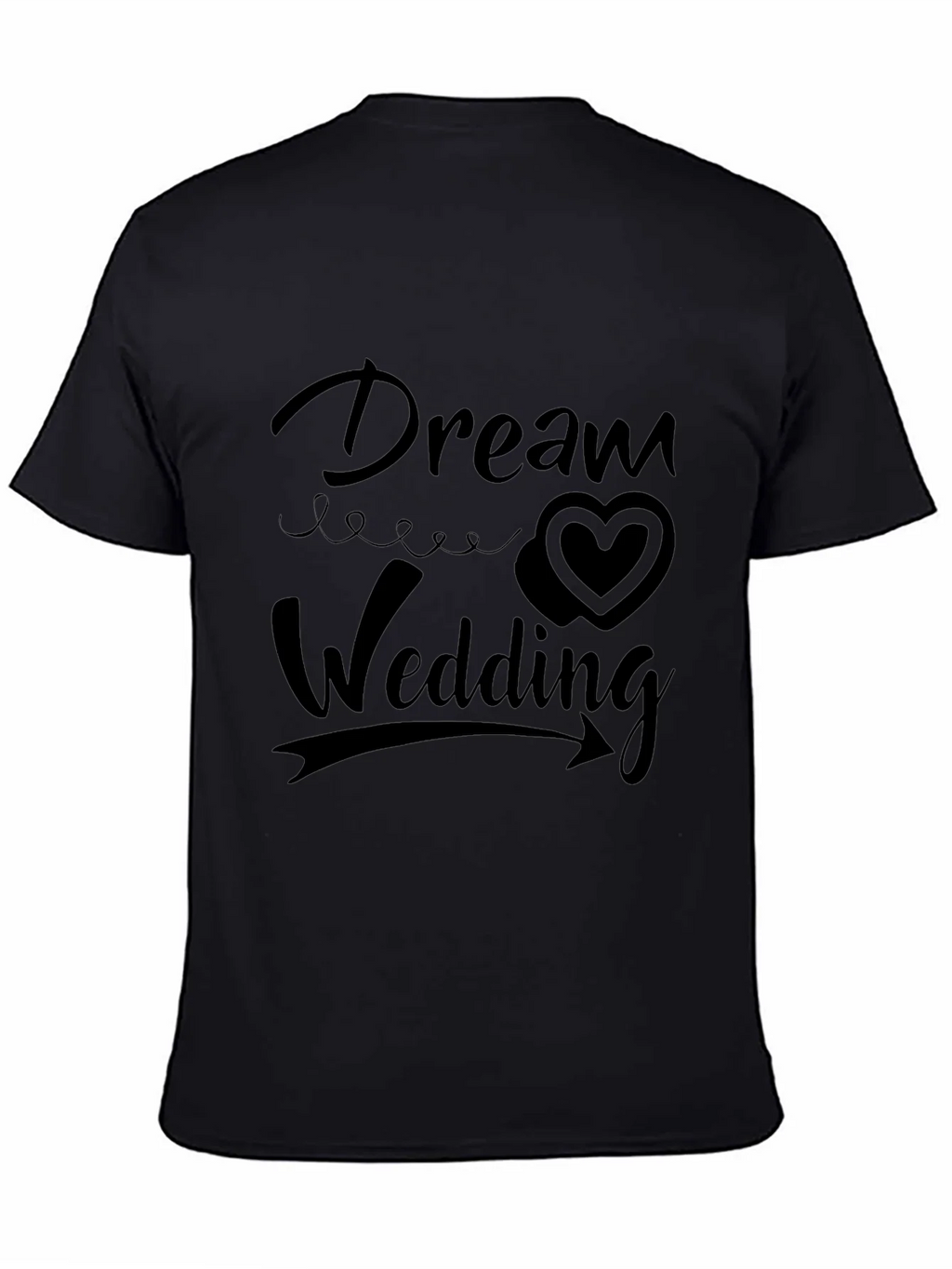 Dream Wedding Black T-Shirt product image 4