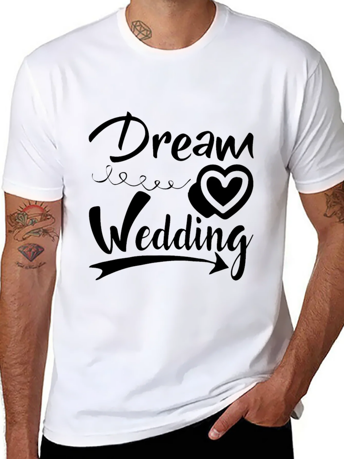 Dream Wedding Black T-Shirt product image 7