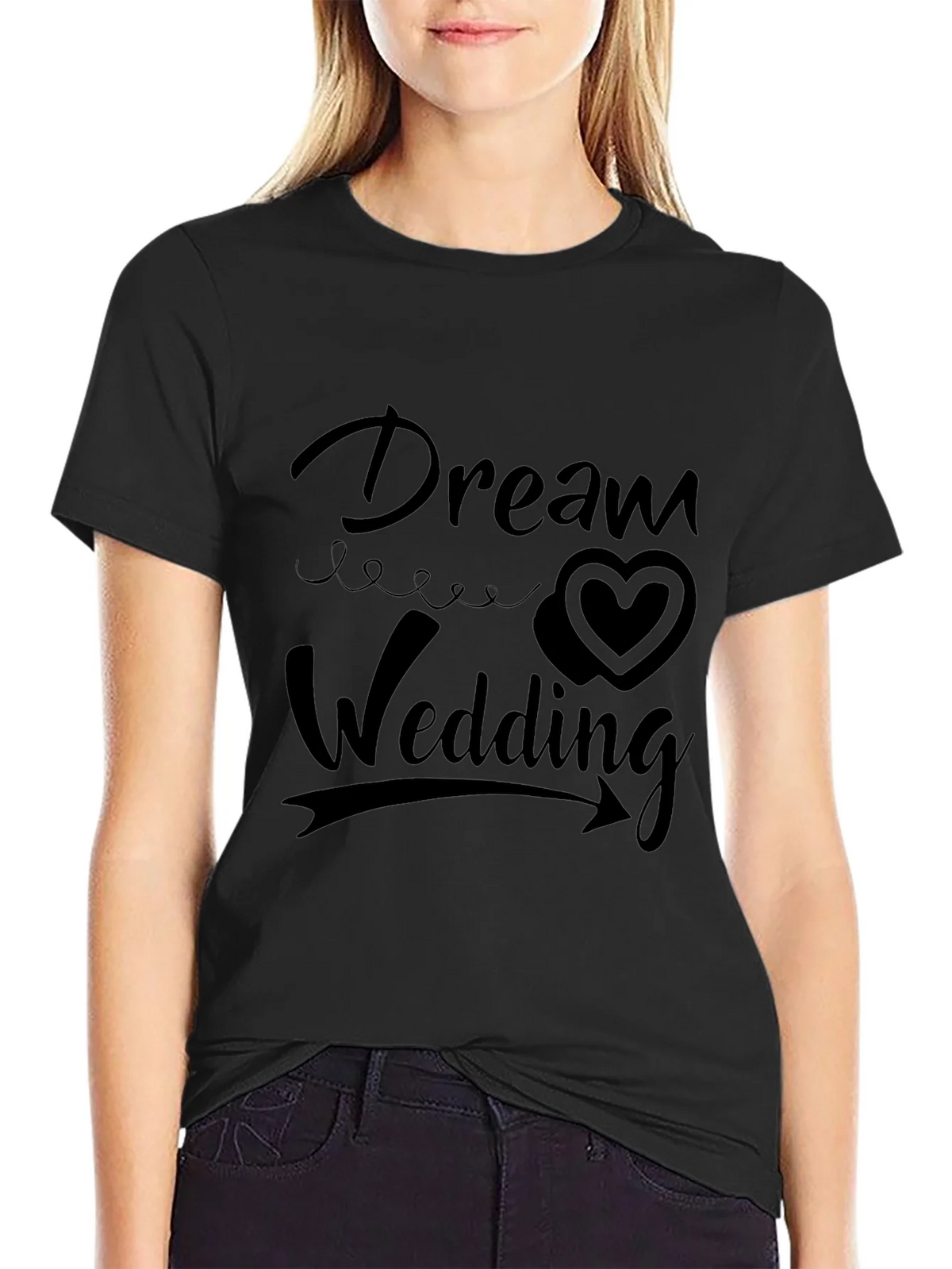 Dream Wedding Black T-Shirt product image 2