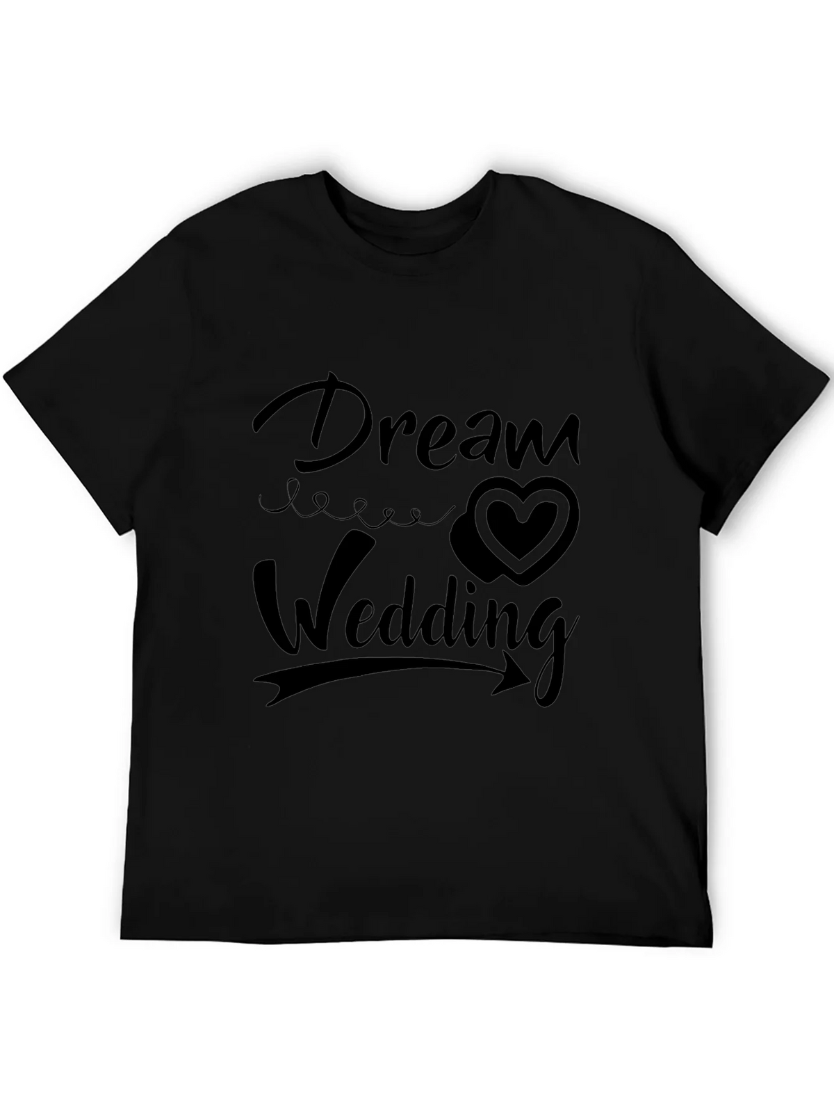 Dream Wedding Black T-Shirt product image 5