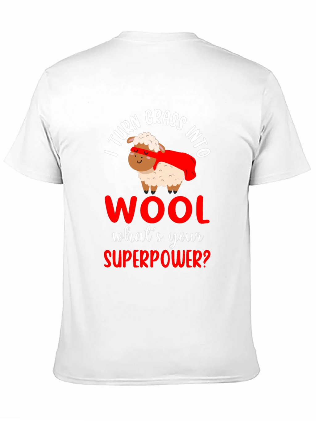 I Turn Grass Into Wool T-Shirt product image 10
