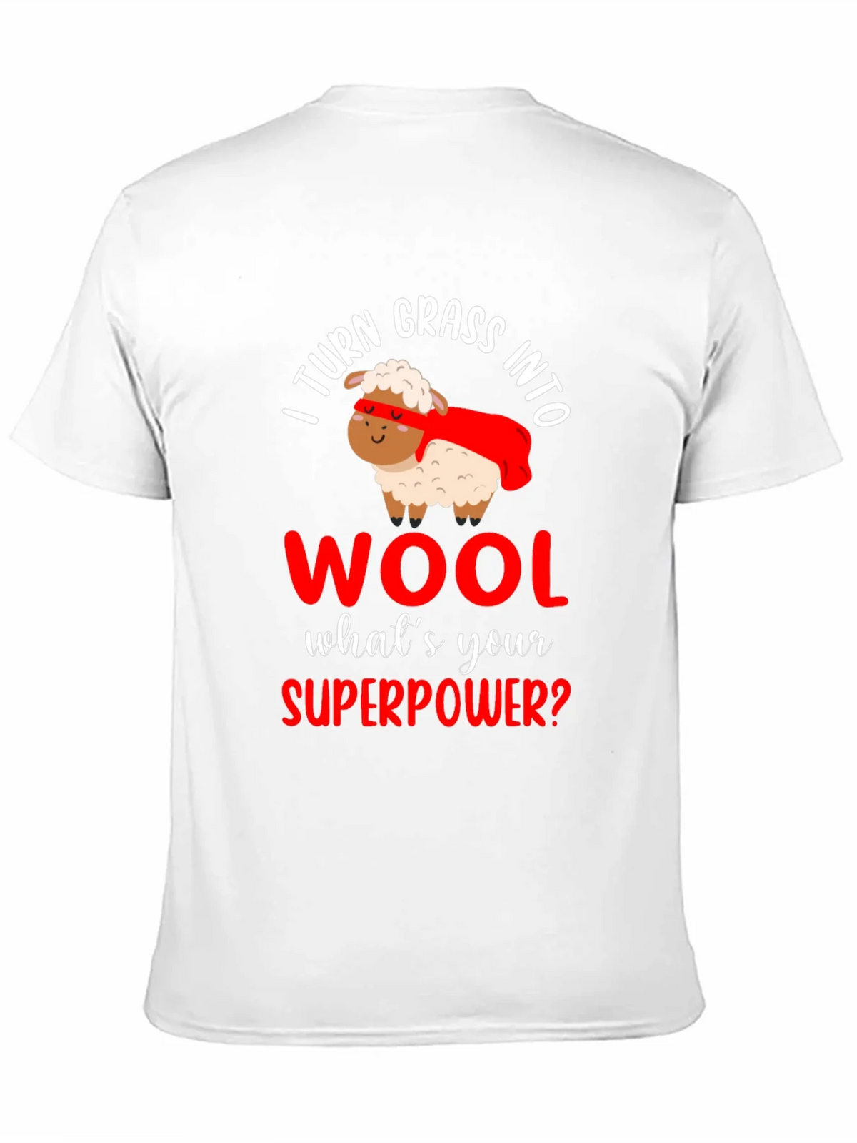 I Turn Grass Into Wool T-Shirt product image 10