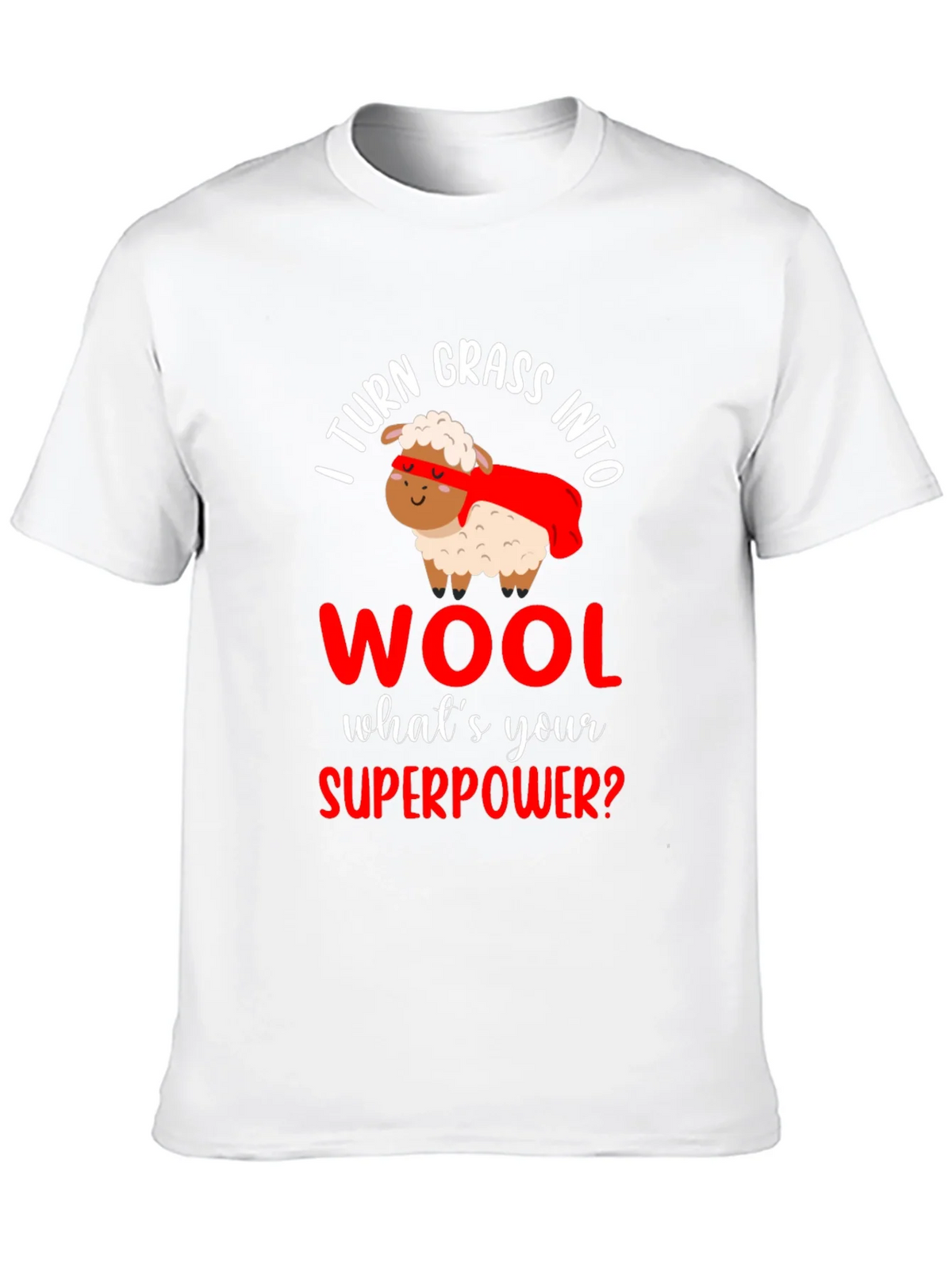 I Turn Grass Into Wool T-Shirt product image 9