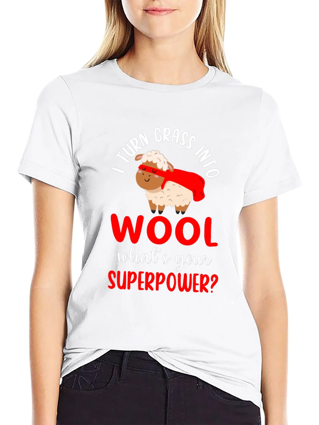 I Turn Grass Into Wool T-Shirt product image 8