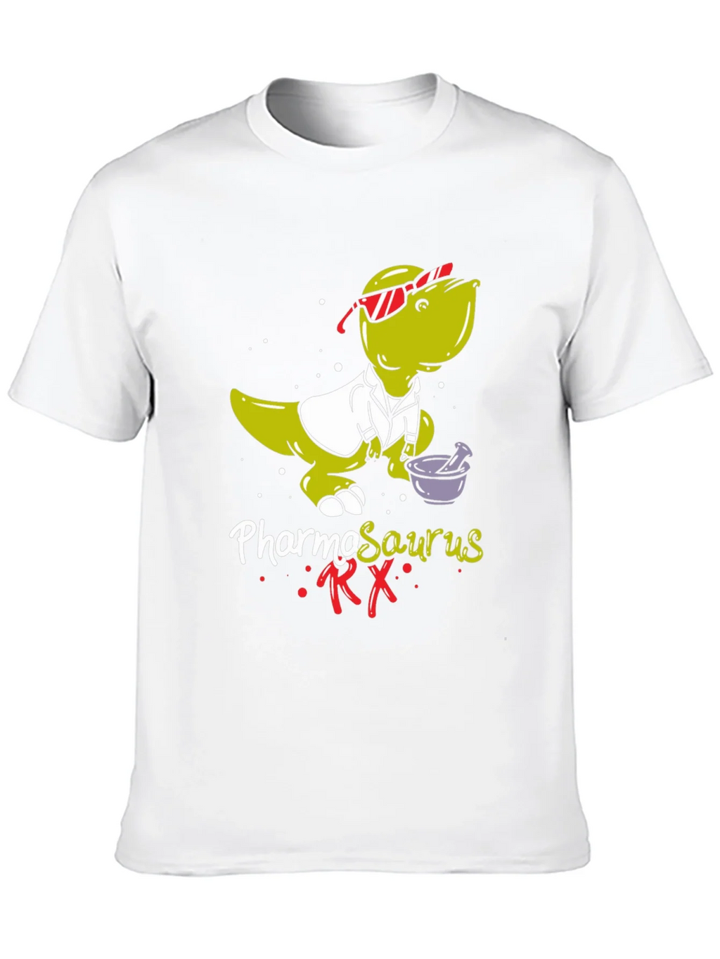 Pharmasaurus RX T-Shirt - Funny Pharmacist Dinosaur Tee product image 9