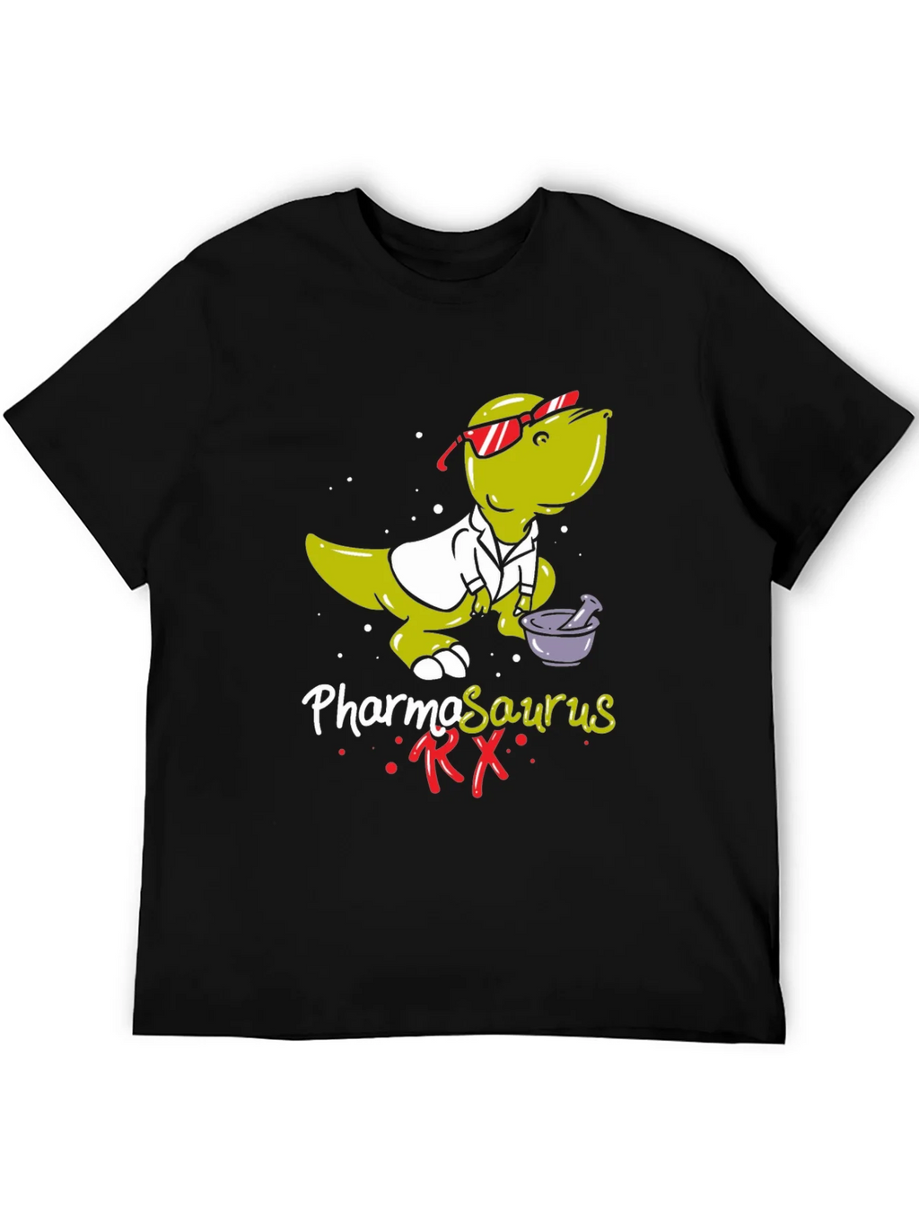 Pharmasaurus RX T-Shirt - Funny Pharmacist Dinosaur Tee product image 5