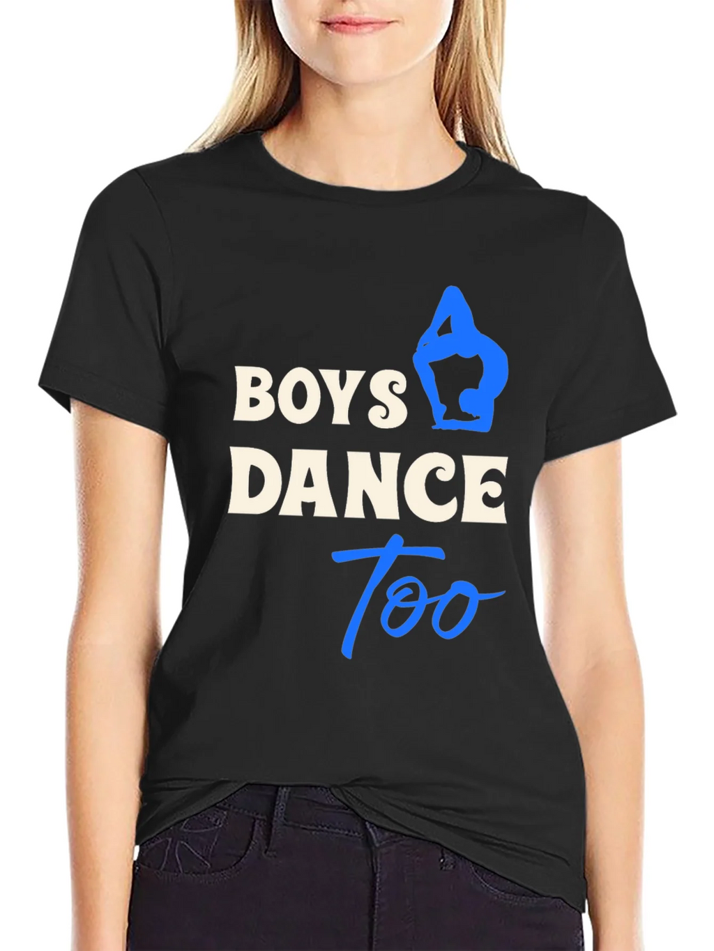Boys Dance Too Black T-Shirt product image 2