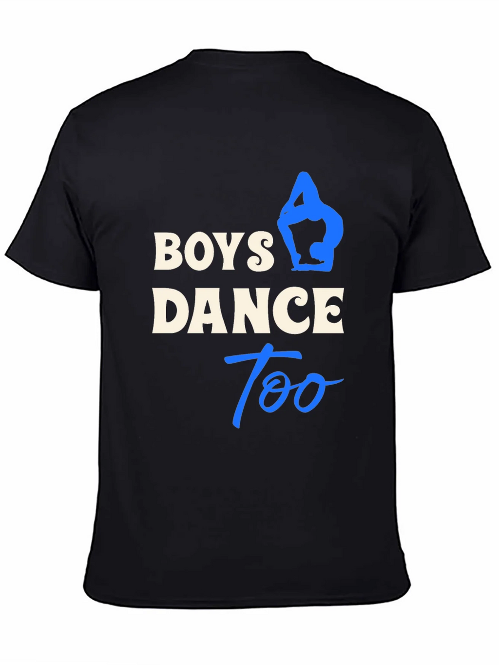 Boys Dance Too Black T-Shirt product image 4