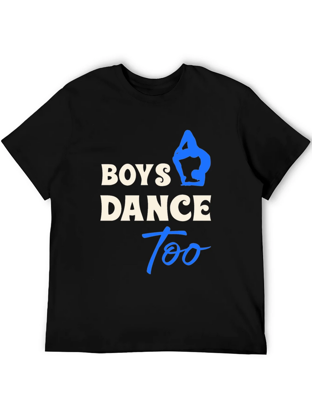 Boys Dance Too Black T-Shirt product image 5