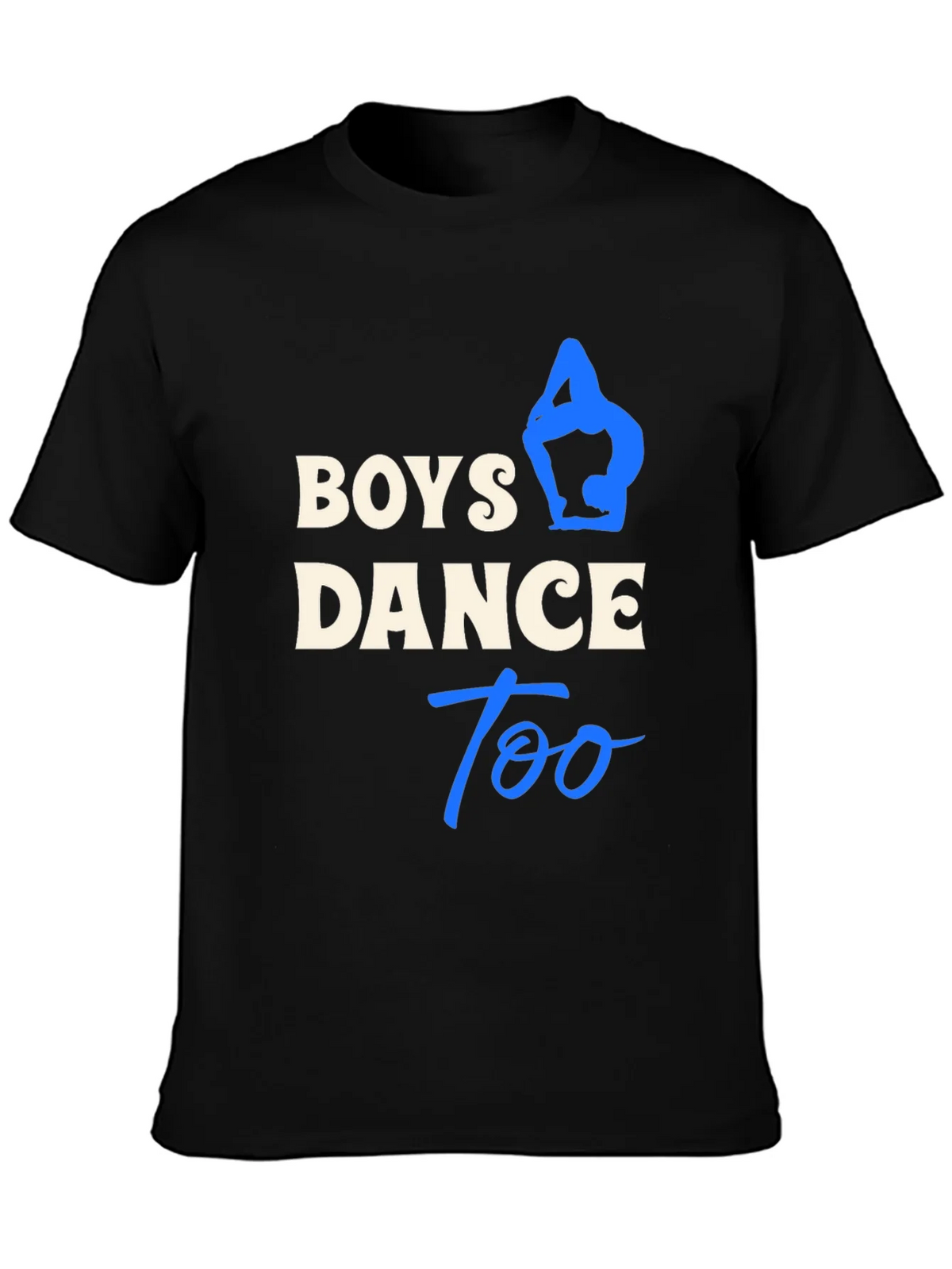 Boys Dance Too Black T-Shirt product image 3