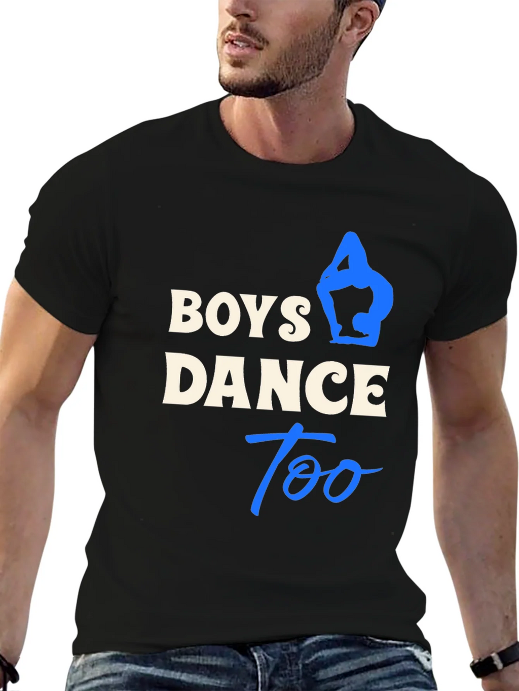 Boys Dance Too Black T-Shirt product image 6