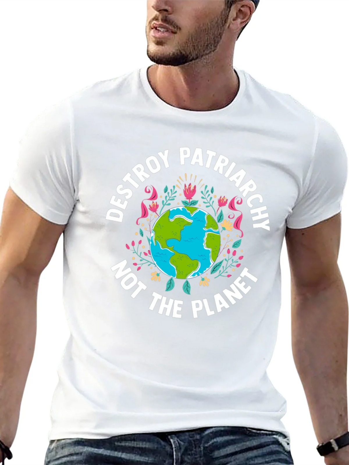 Destroy Patriarchy Graphic T-Shirt product image 10