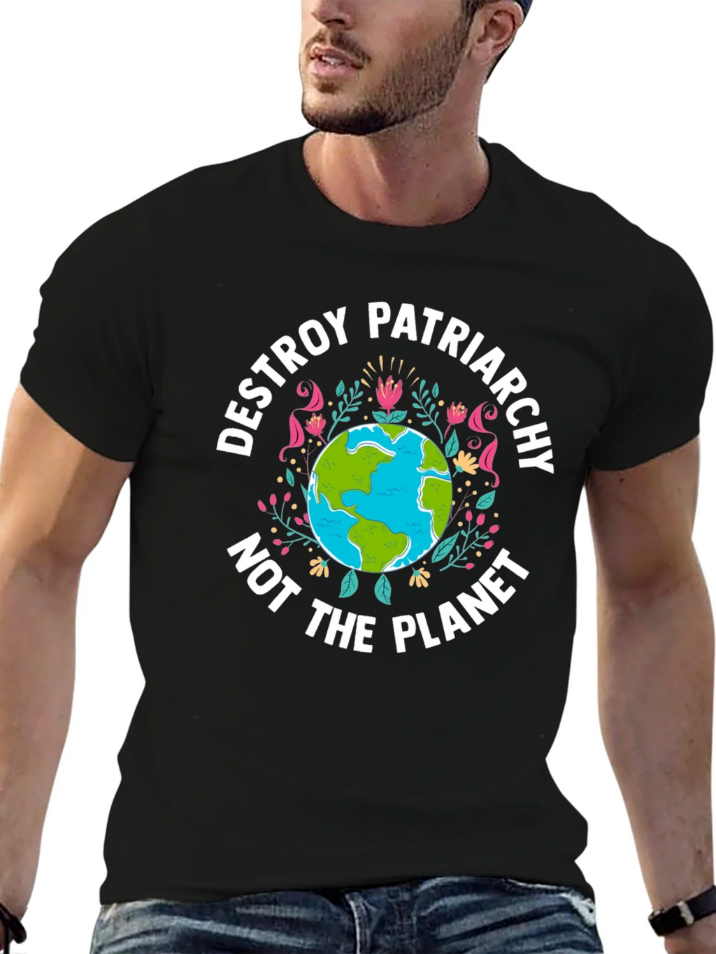 Destroy Patriarchy Graphic T-Shirt product image 5