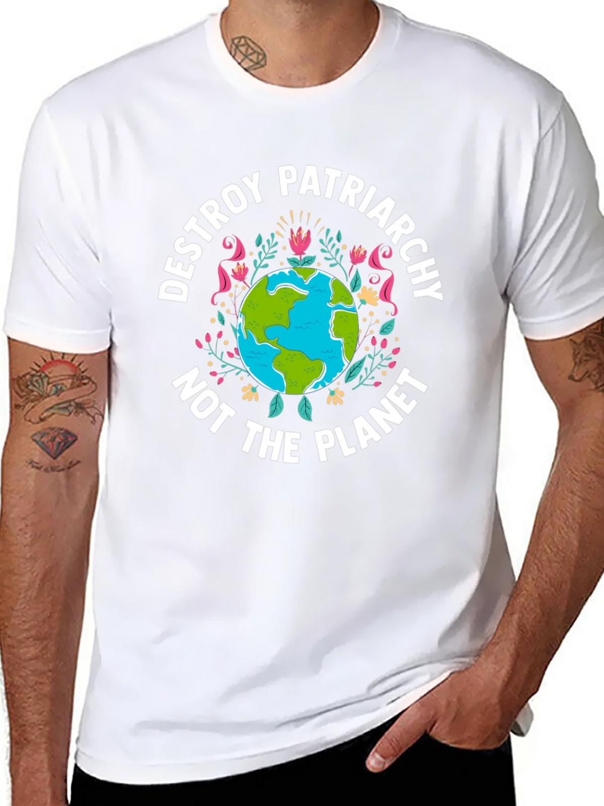 Destroy Patriarchy Graphic T-Shirt product image 6