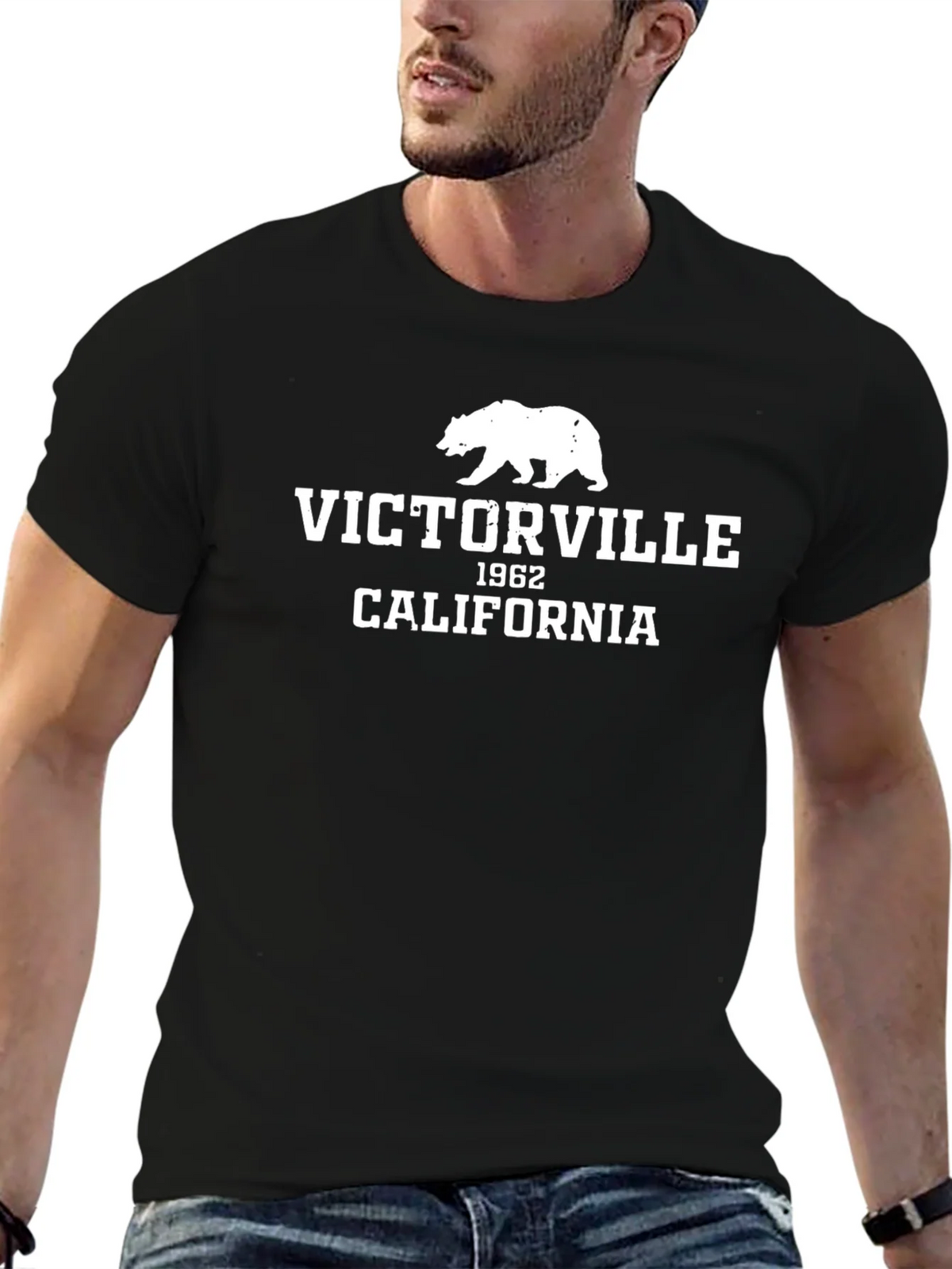 Victorville California Bear Graphic T-Shirt product image 6