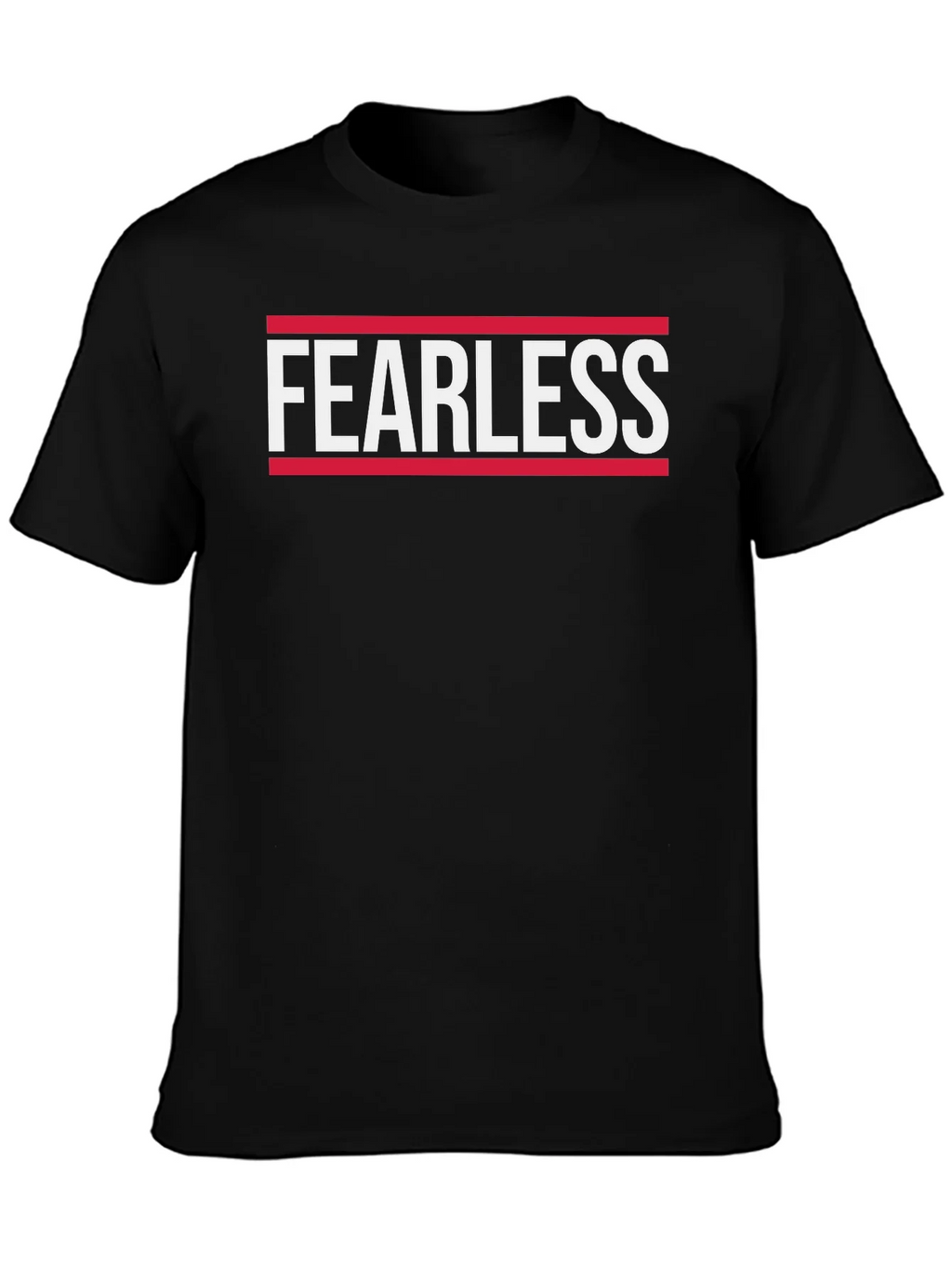 Fearless Graphic Print Crew Neck T-Shirt product image 1