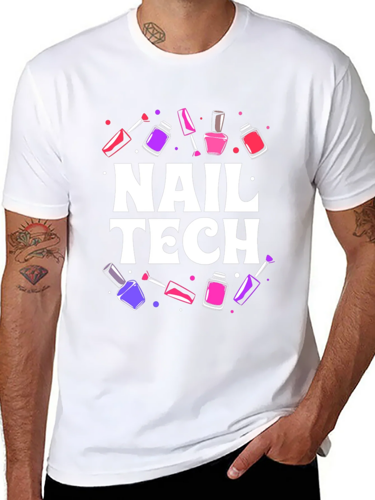 Nail Tech T-Shirt - Stylish Manicure Design product image 7