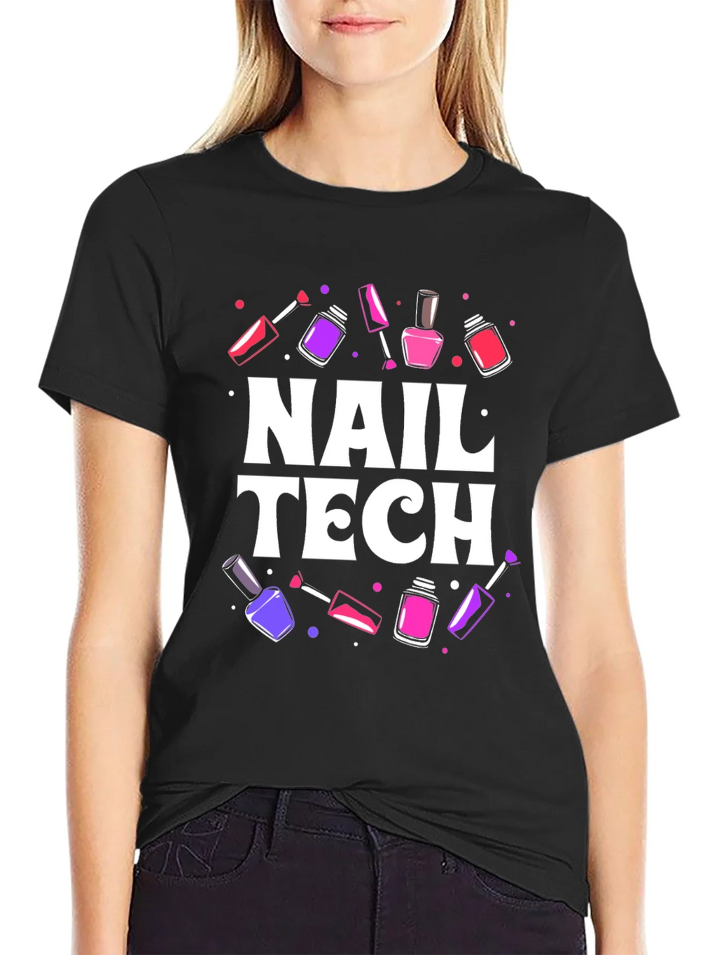 Nail Tech T-Shirt - Stylish Manicure Design product image 2