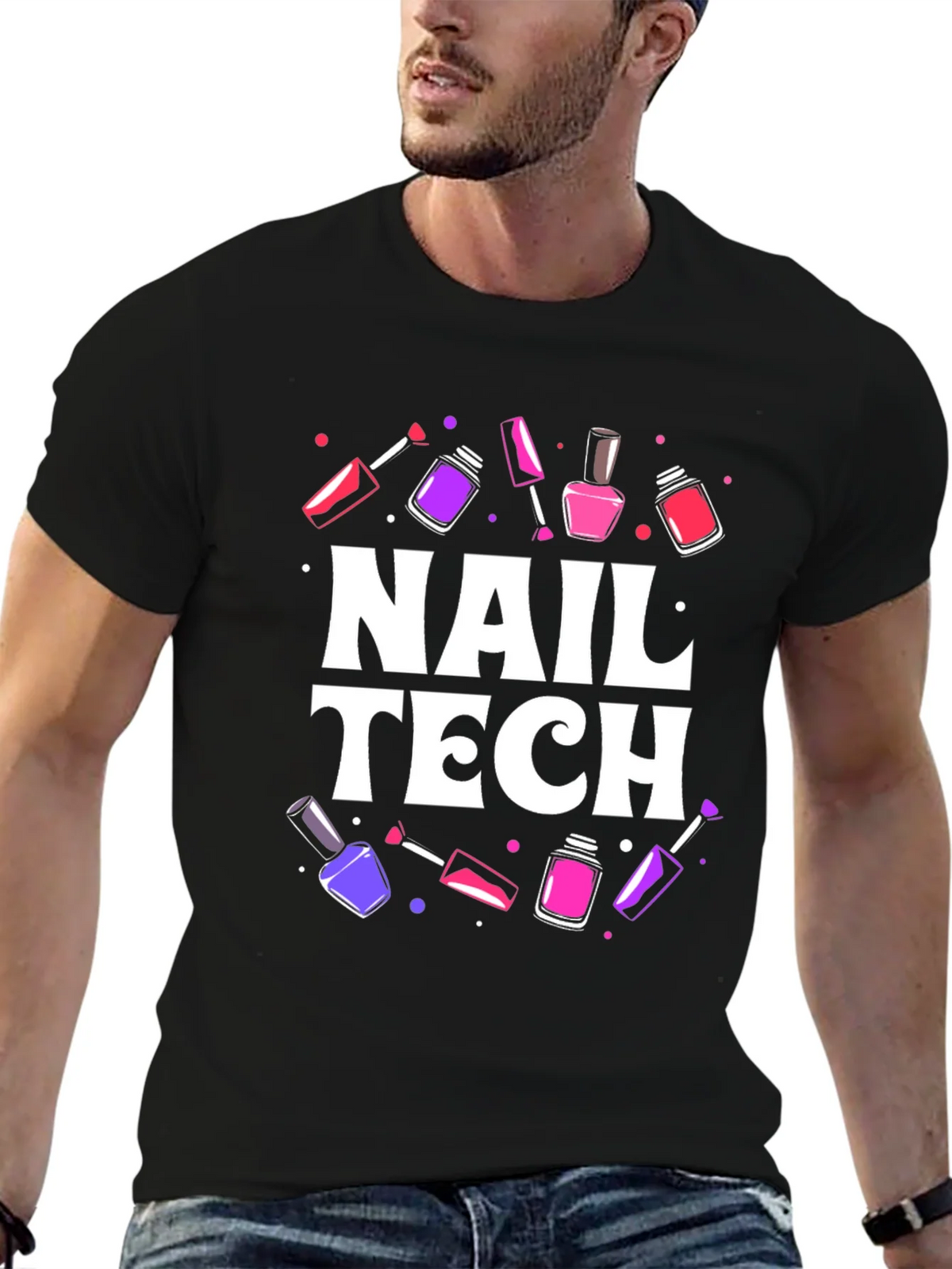 Nail Tech T-Shirt - Stylish Manicure Design product image 6