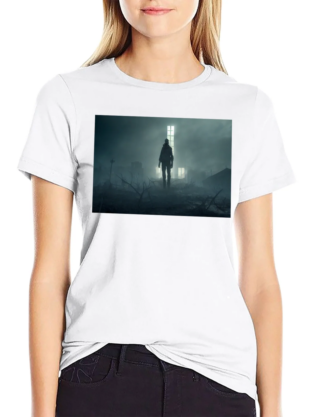 Post-Apocalyptic Wanderer Graphic Tee product image 8