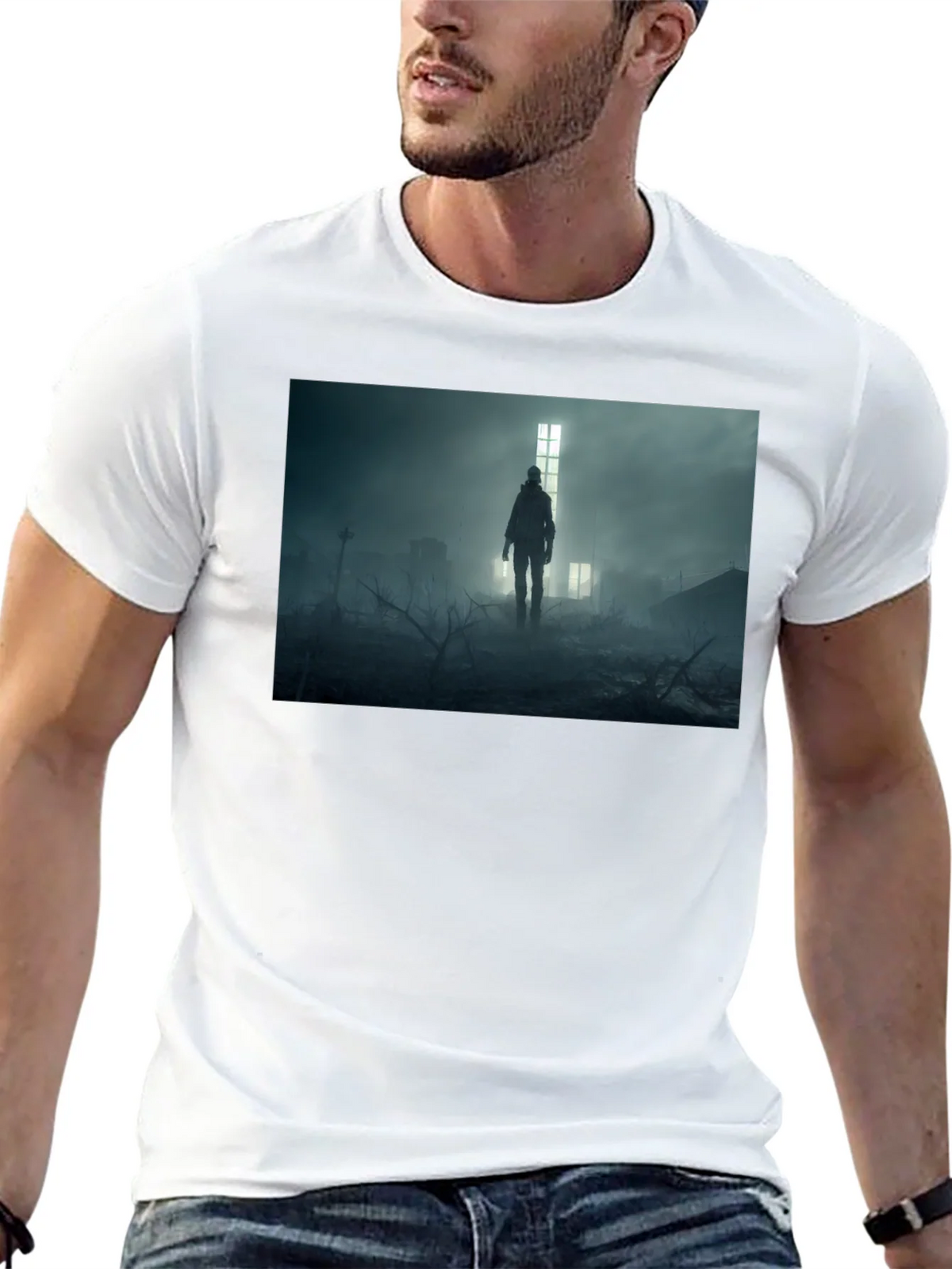 Post-Apocalyptic Wanderer Graphic Tee product image 12