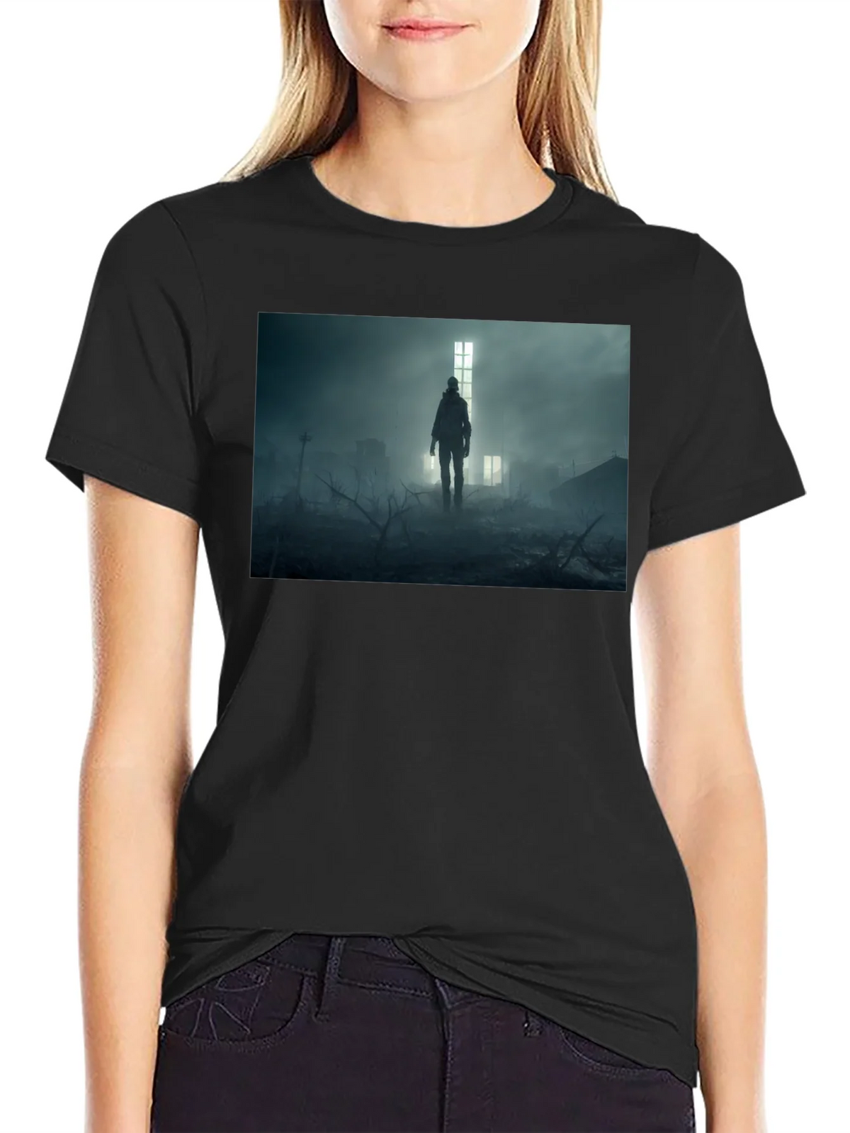 Post-Apocalyptic Wanderer Graphic Tee product image 2
